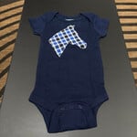 Claudia Anderson Boys Short Sleeve Bodysuit w/Horse Head