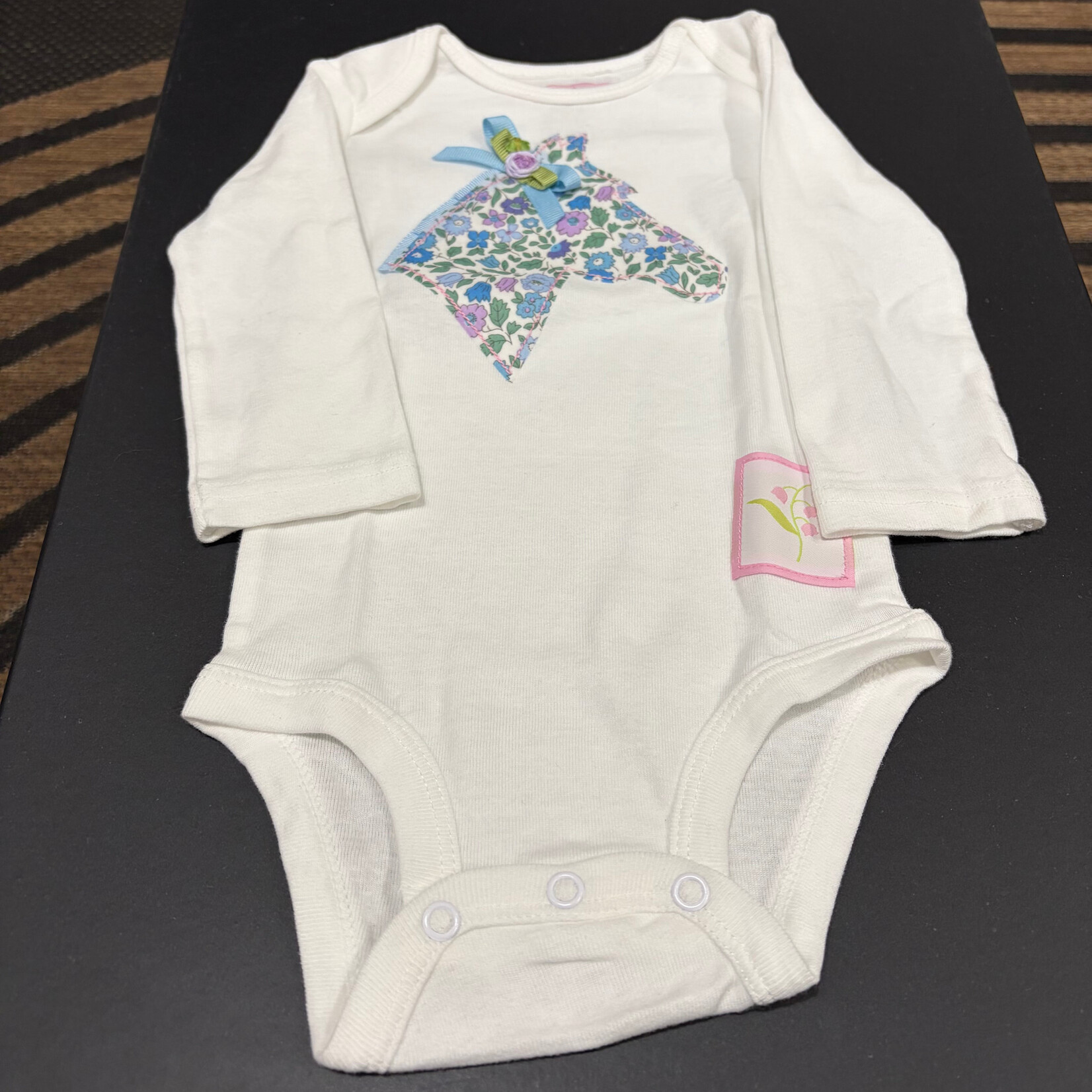 Claudia Anderson Girls Long Sleeve Bodysuit w/Horse Head