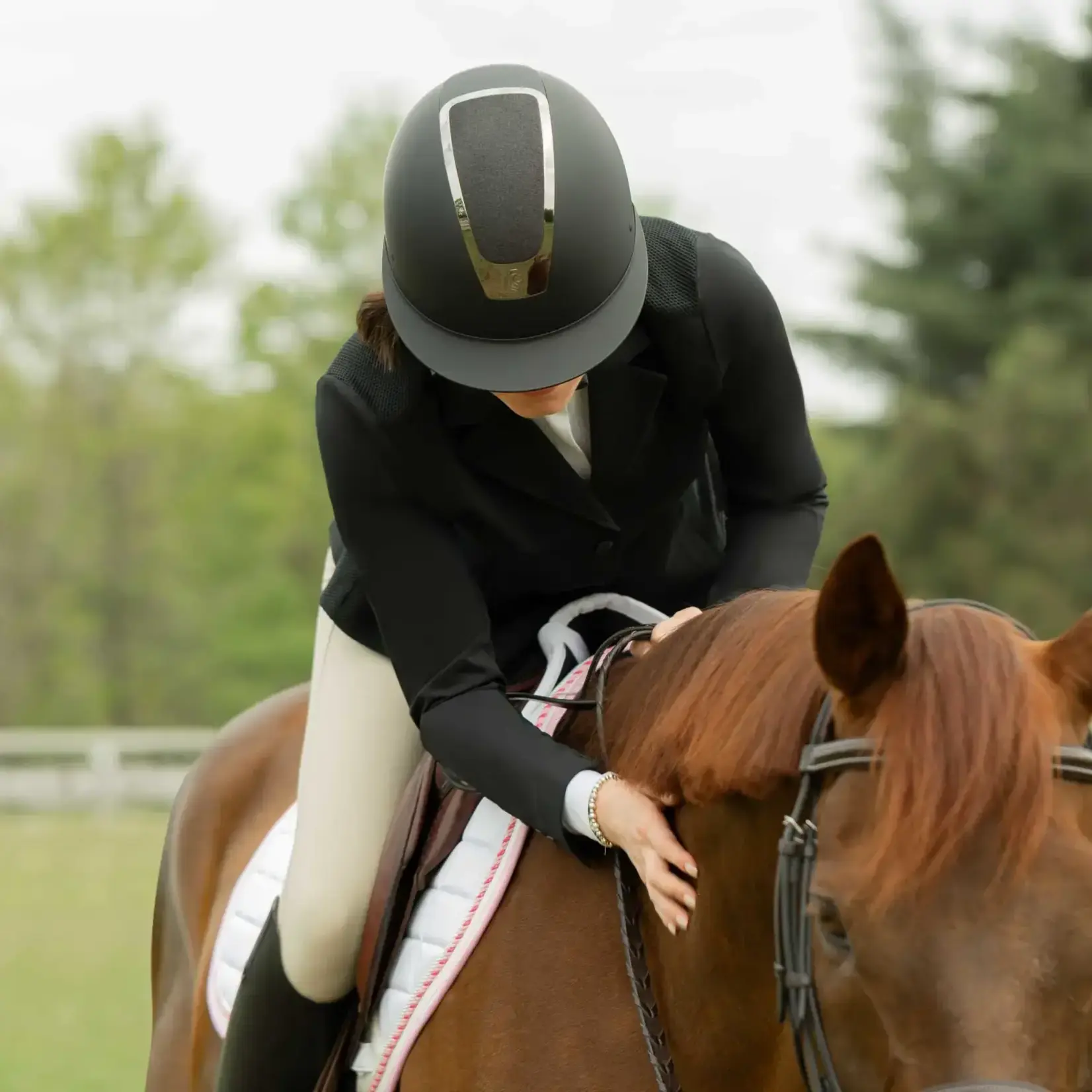 Equinavia E30002 Equinavia Crown Shimmer Top MIPS Riding Helmet