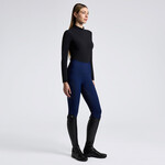 Cavalleria Toscana TSD084 Cavalleria Toscana Women's Long Sleeve Jersey Training Polo w/ 3D Stamp Logo