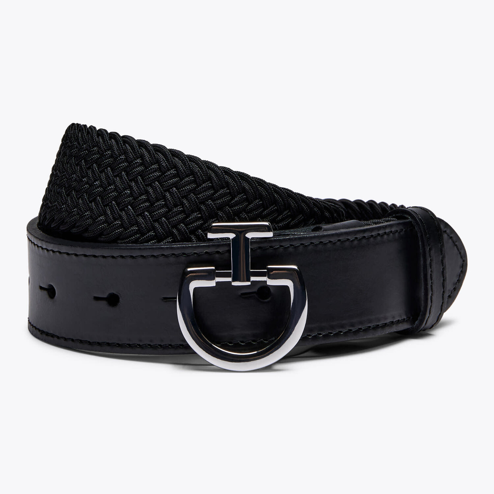 Cavalleria Toscana CIN043 Cavalleria Toscana Men's Elastic Belt w/ CT Clasp