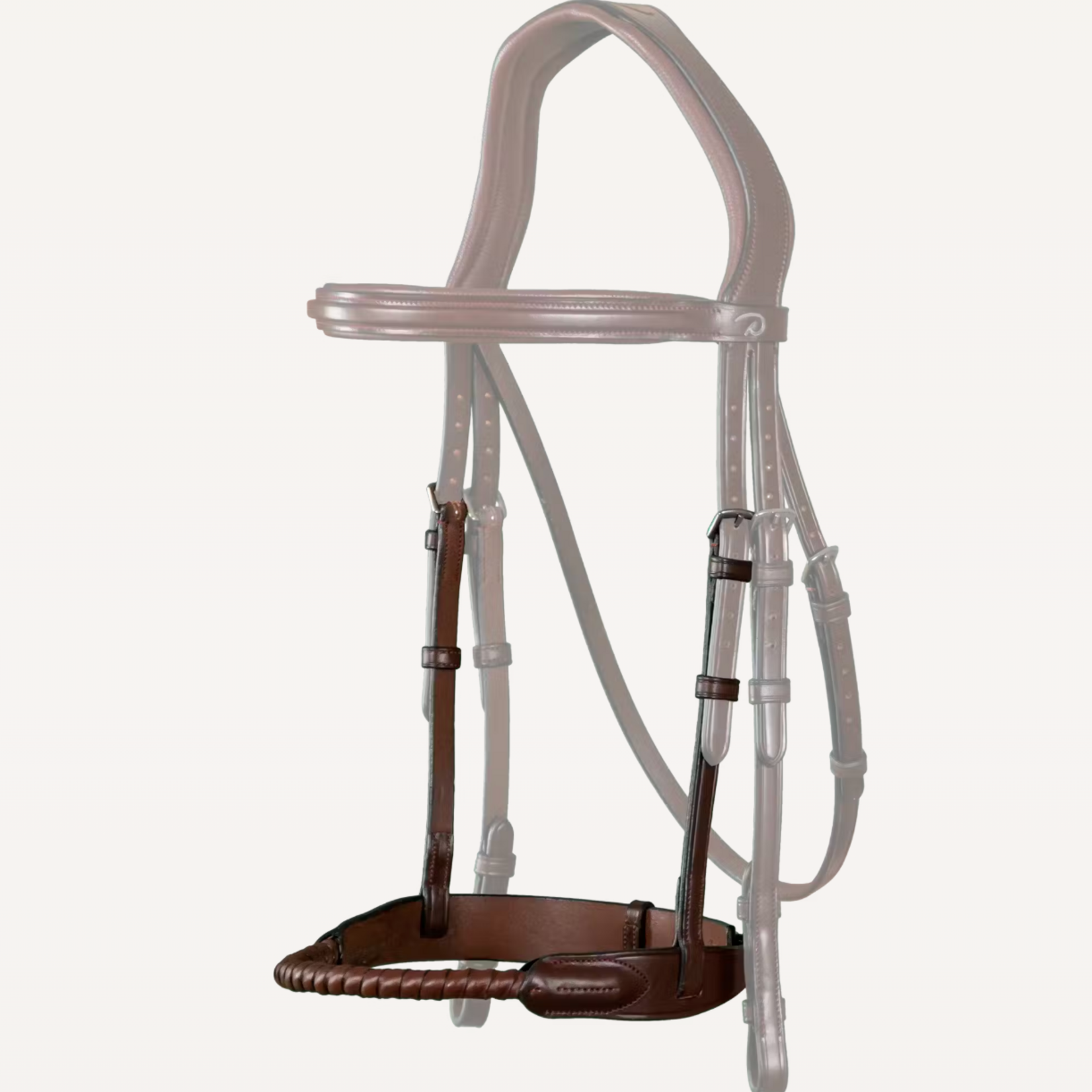 Dy'on NE04I Dy'on Leather Covered Rope Noseband 'New English Collection'