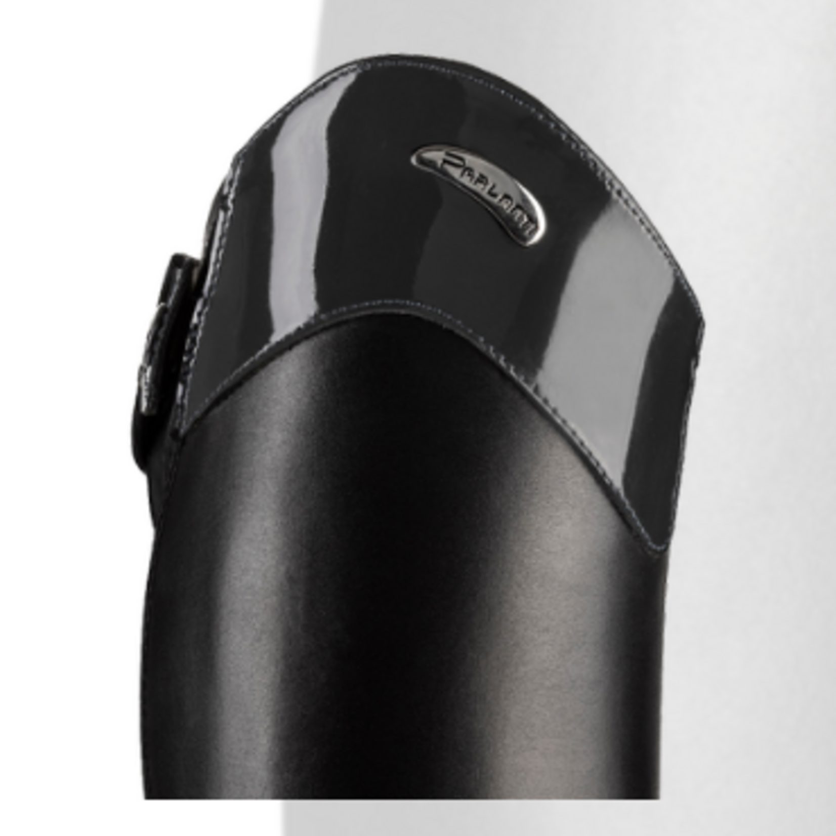 Parlanti Parlanti CUSTOM TOP SPLENDORE  WIDE 4cm Denver PRO Dress Tall Boots with Patent Top. Premium Italian calfskin leather  leather, with Buffalo Inner Leg for longevity. Equipped with elastic panels designed for added comfort, feel and profiled fit.