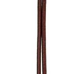 Dy'on DY03B Dy’on Gag Cheek Pieces With Removable Rings, Nylon cheek pieces for gag bit (pair), English leather - Rope 8mm, Cream stitching, Brass buckles and rings