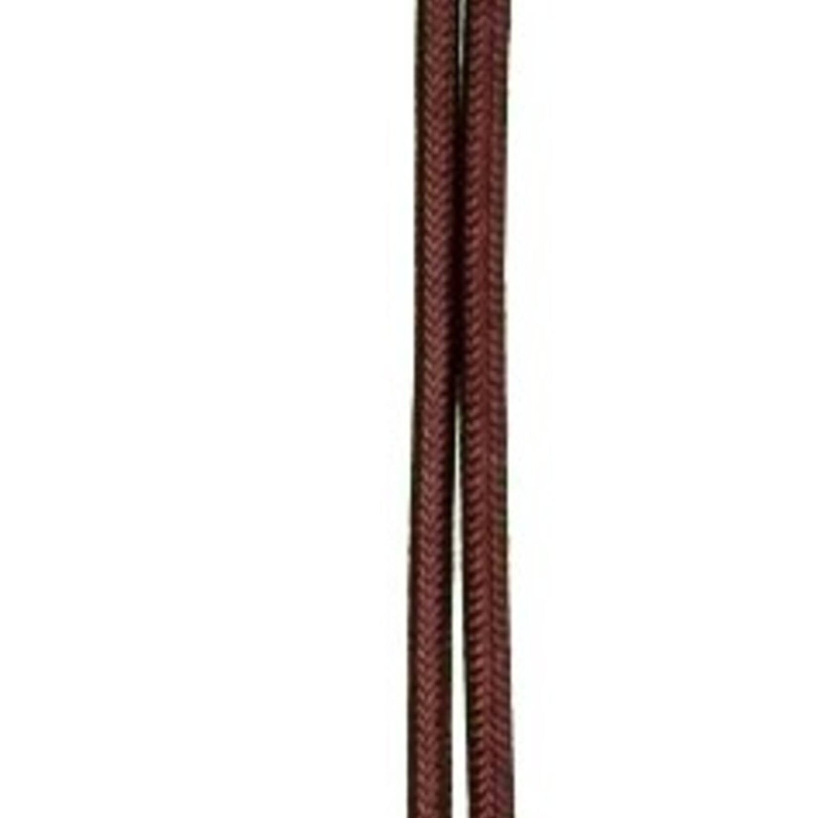 Dy'on DY03B Dy’on Gag Cheek Pieces With Removable Rings, Nylon cheek pieces for gag bit (pair), English leather - Rope 8mm, Cream stitching, Brass buckles and rings