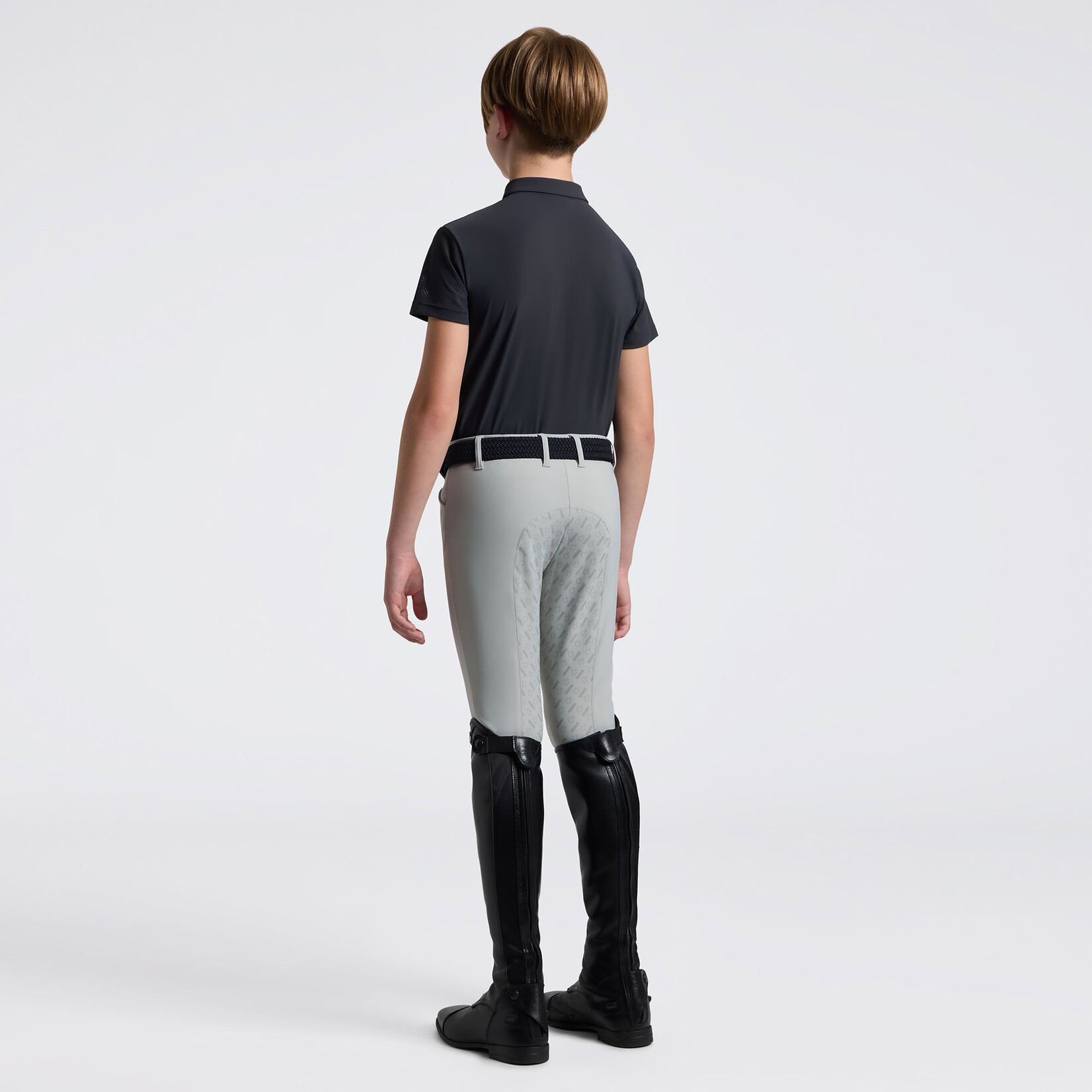 Cavalleria Toscana POO121 Cavalleria Toscana Micro Perforated Jersey S/S Training Polo