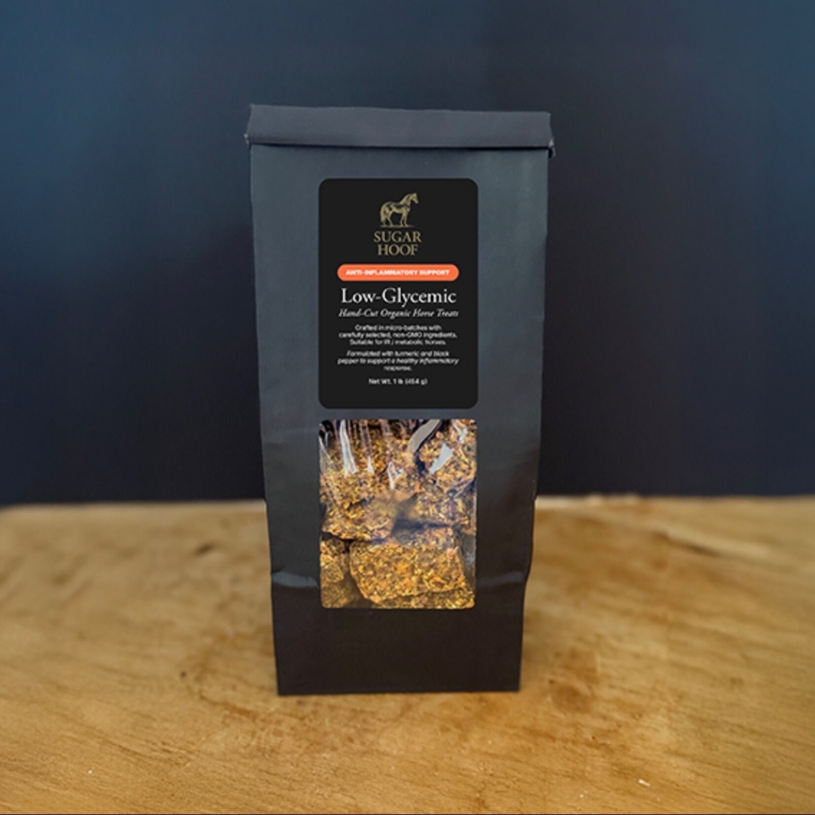 SUGAR HOOF Sugar Hoof Handmade Whole Ingredient Horse Treats, 1lb Low-Glycemic