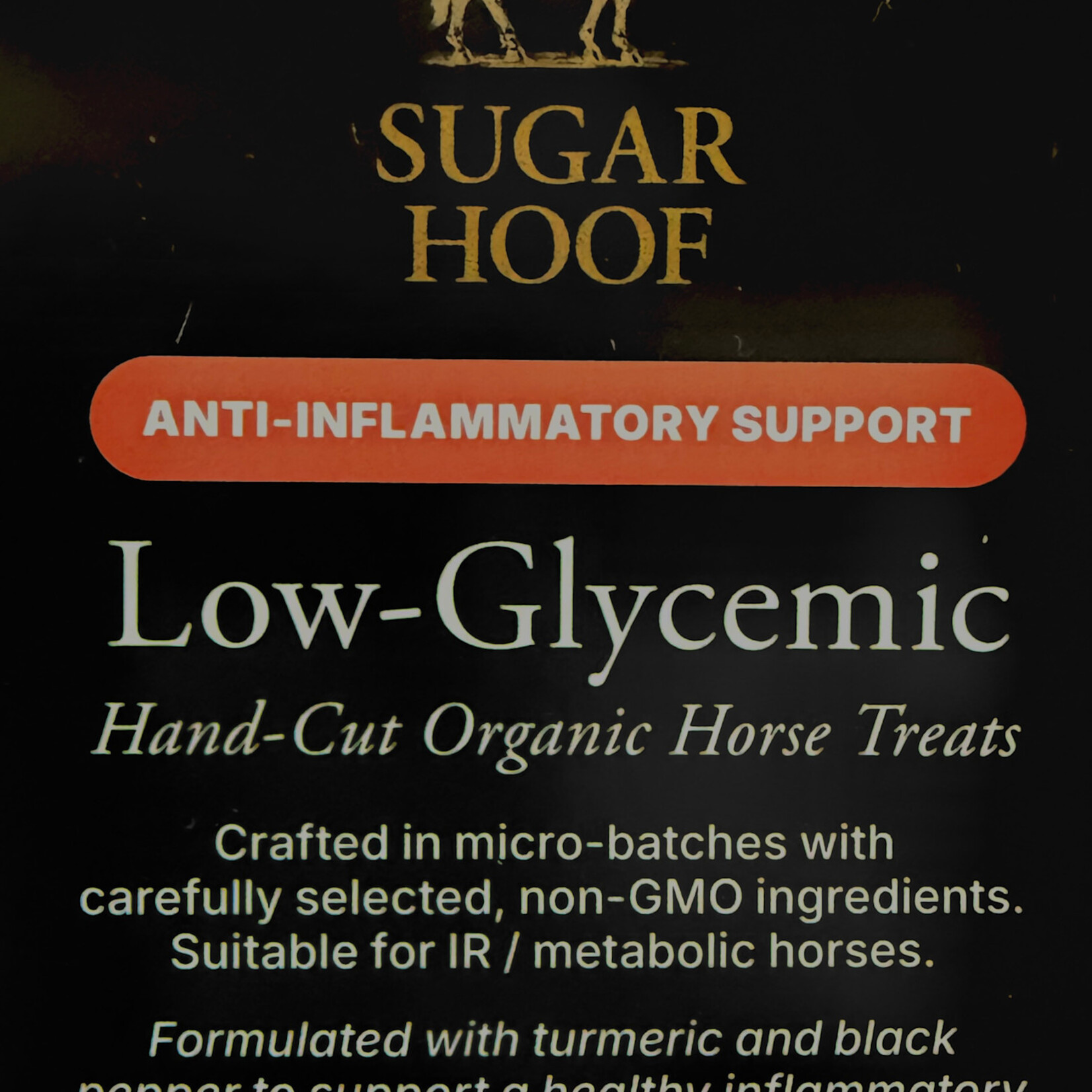 SUGAR HOOF Sugar Hoof Handmade Whole Ingredient Horse Treats, 1lb Low-Glycemic