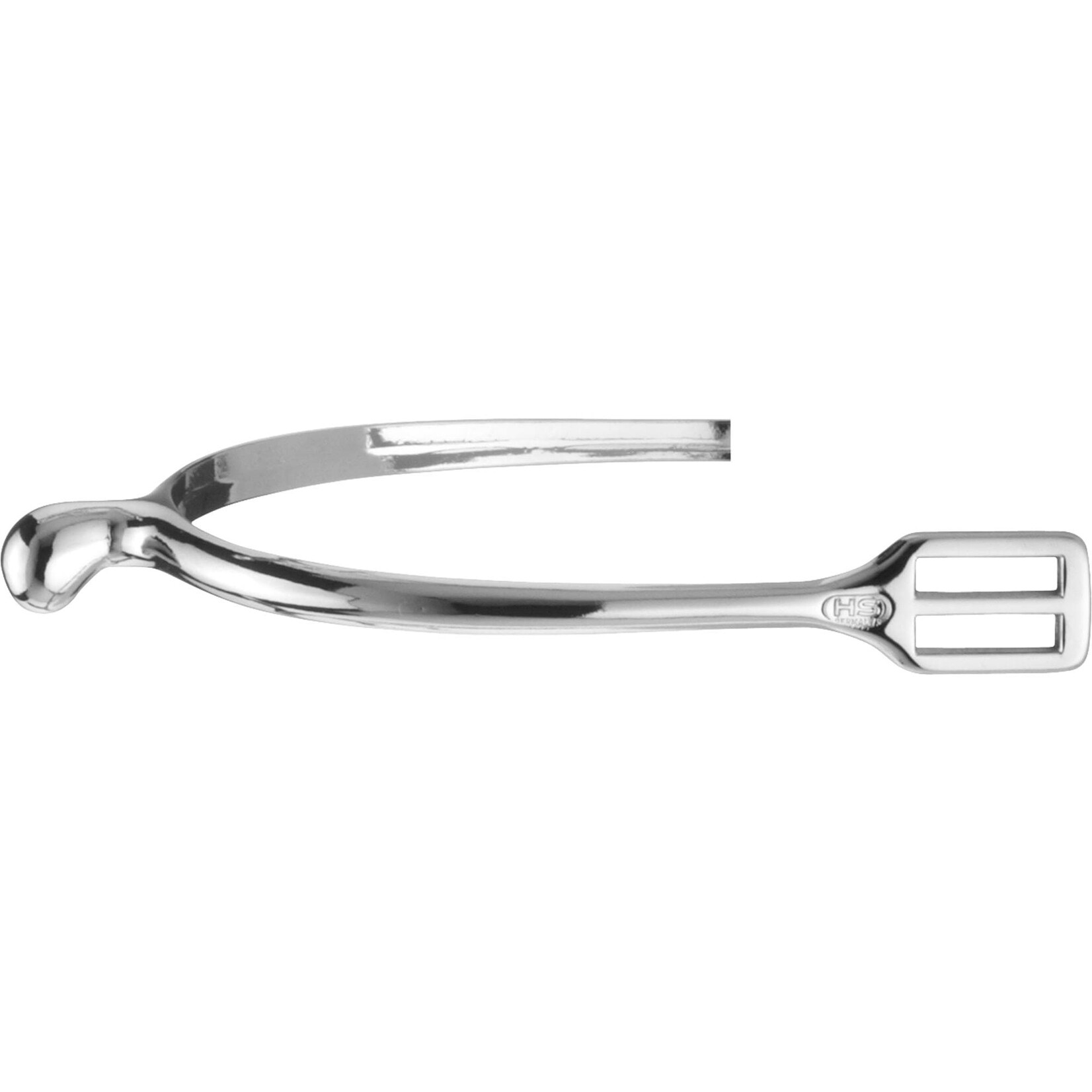 47115 800 44 Herm Sprenger Child Stainless Steel 15mm (5/8") Rounded Neck Spur w/ Straps