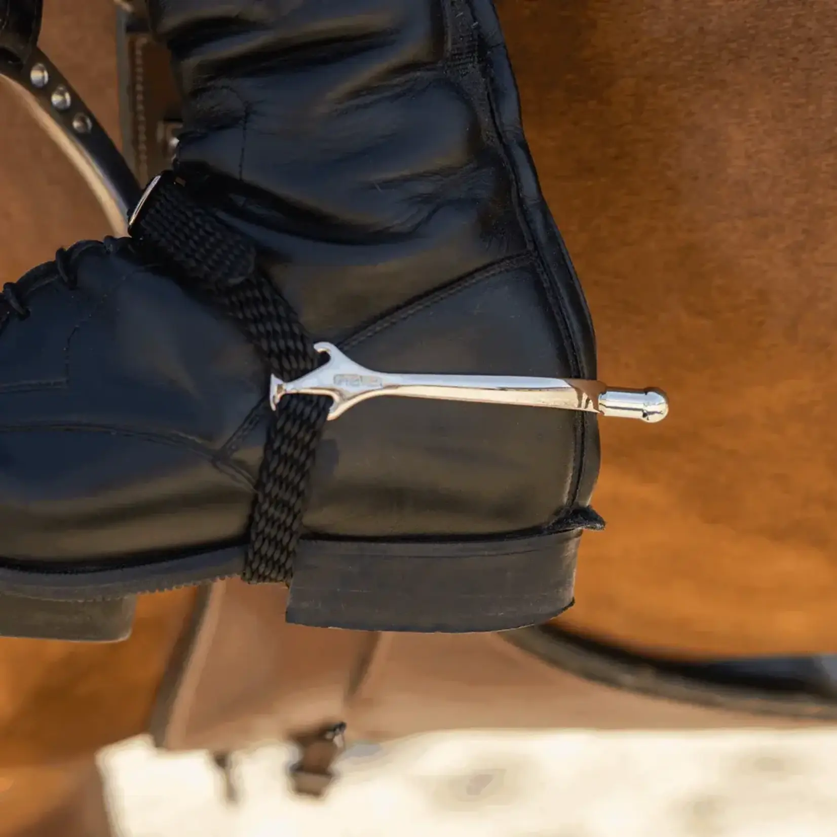 47421 Herm Sprenger Ultra Fit Spurs with Balkenhol Fastening - Ball-shaped Neck End