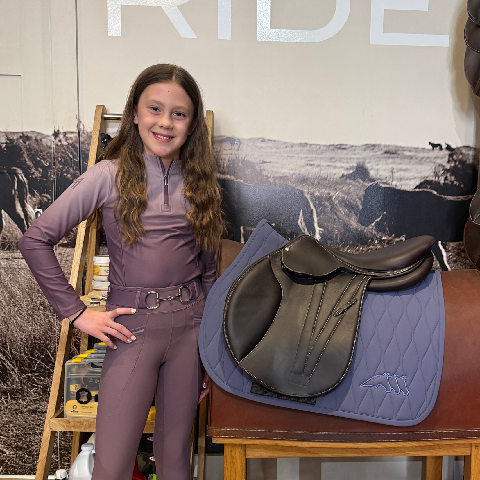Maximilian Maximilian Young Rider Ombré Long Sleeve Base Layer