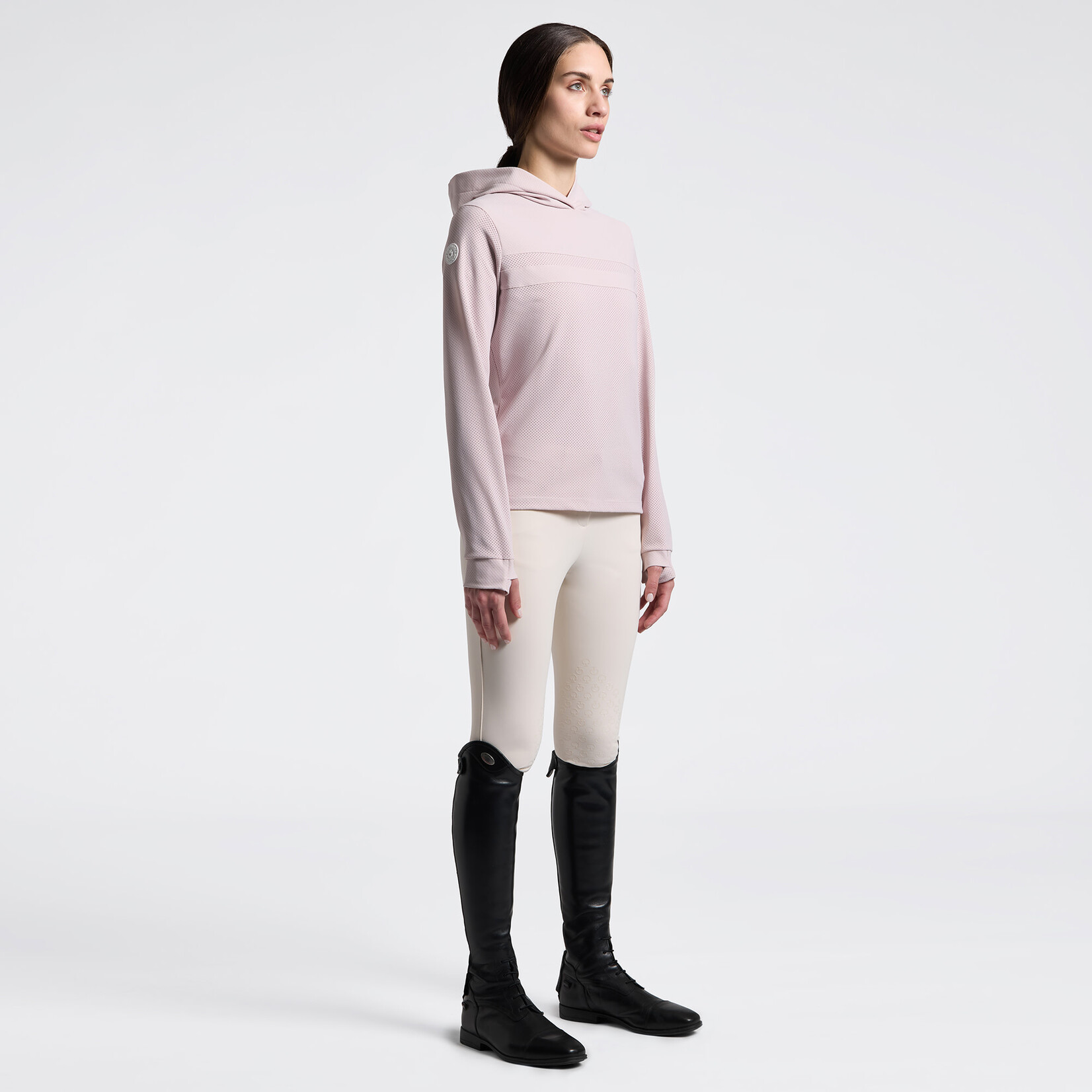 Cavalleria Toscana MAD157 Cavalleria Toscana Hooded Tech Sweatshirt