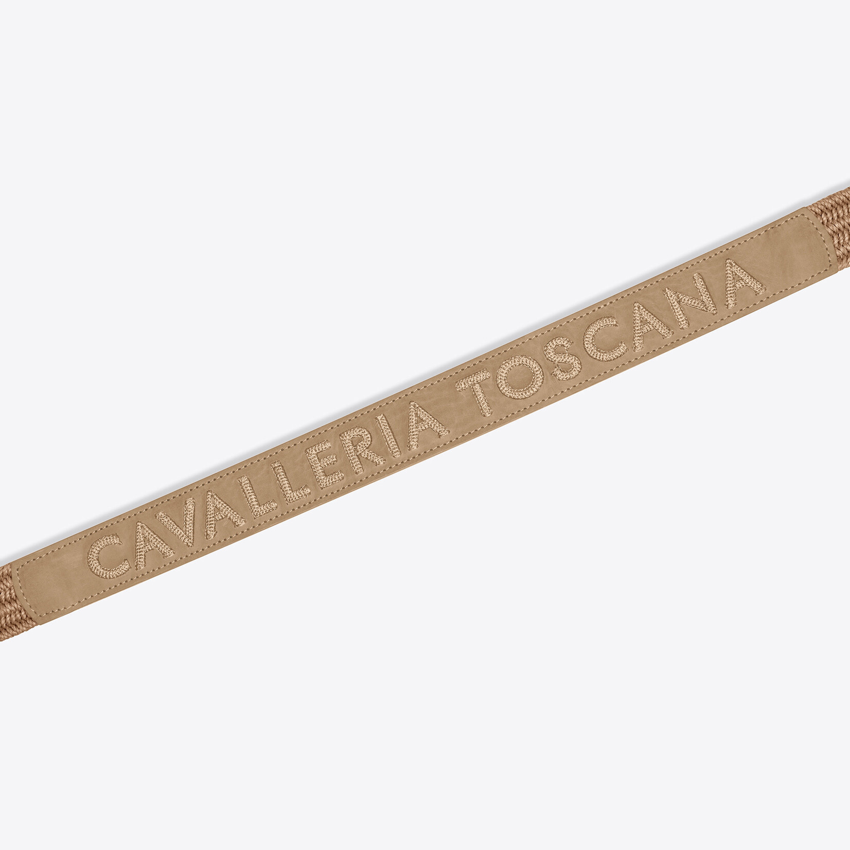 Cavalleria Toscana CIN128 Cavalleria Toscana Women's Elastic Belt With Embroidery On Leather