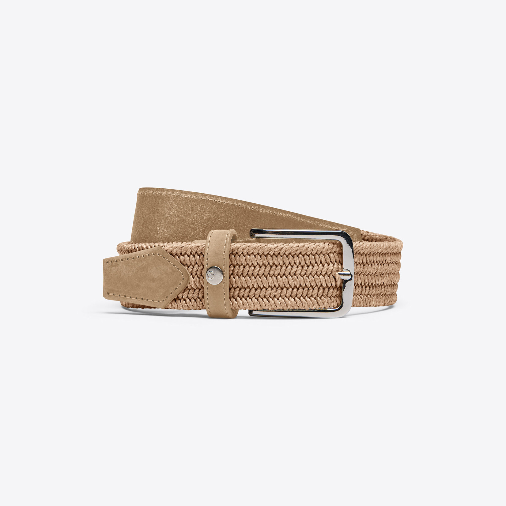Cavalleria Toscana CIN128 Cavalleria Toscana Women's Elastic Belt With Embroidery On Leather