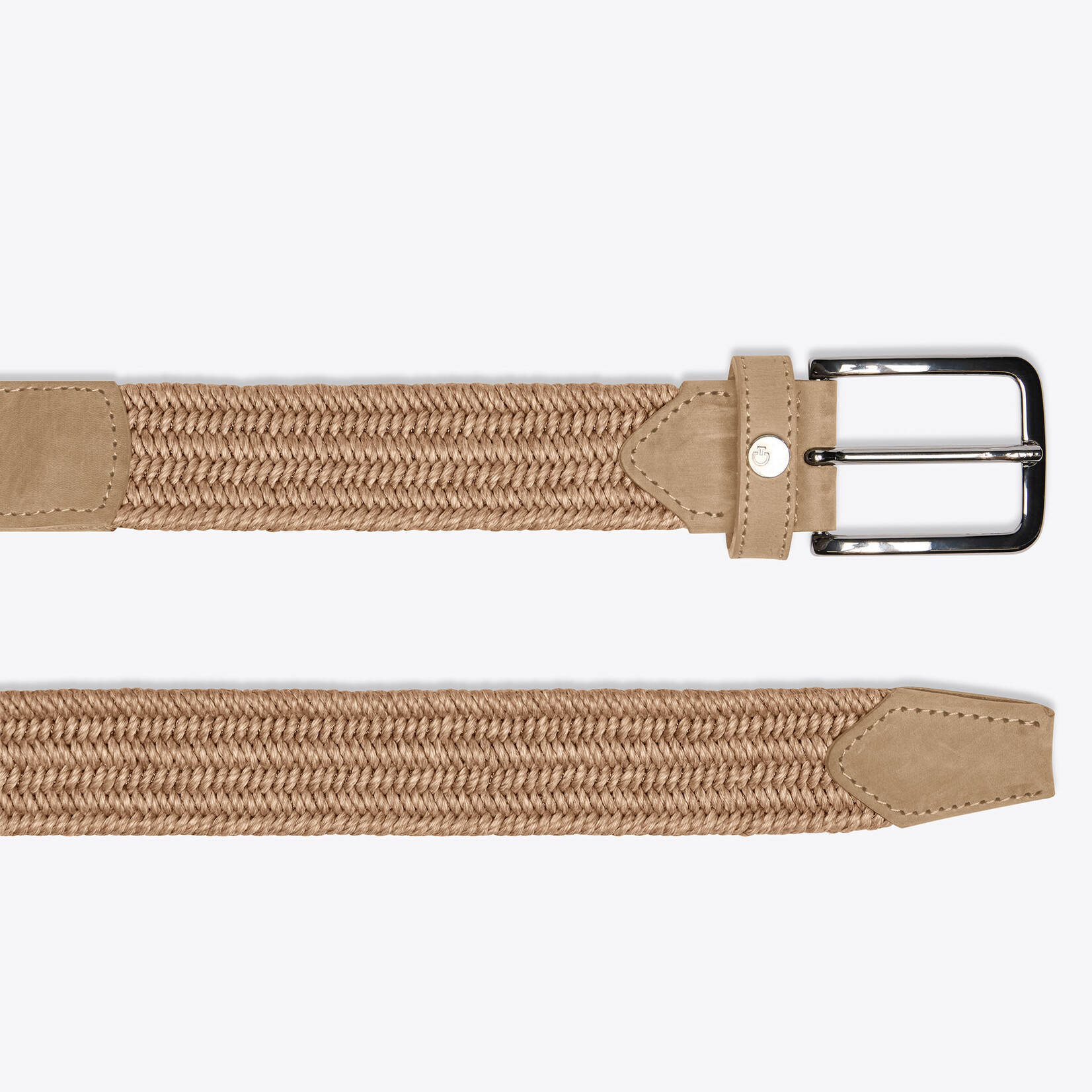Cavalleria Toscana CIN128 Cavalleria Toscana Women's Elastic Belt With Embroidery On Leather