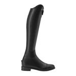 Vogel Vogel Prince Black Dress Boots w/ Front Zipper and Fitted Lower Ankle & Rounded Toe Shape