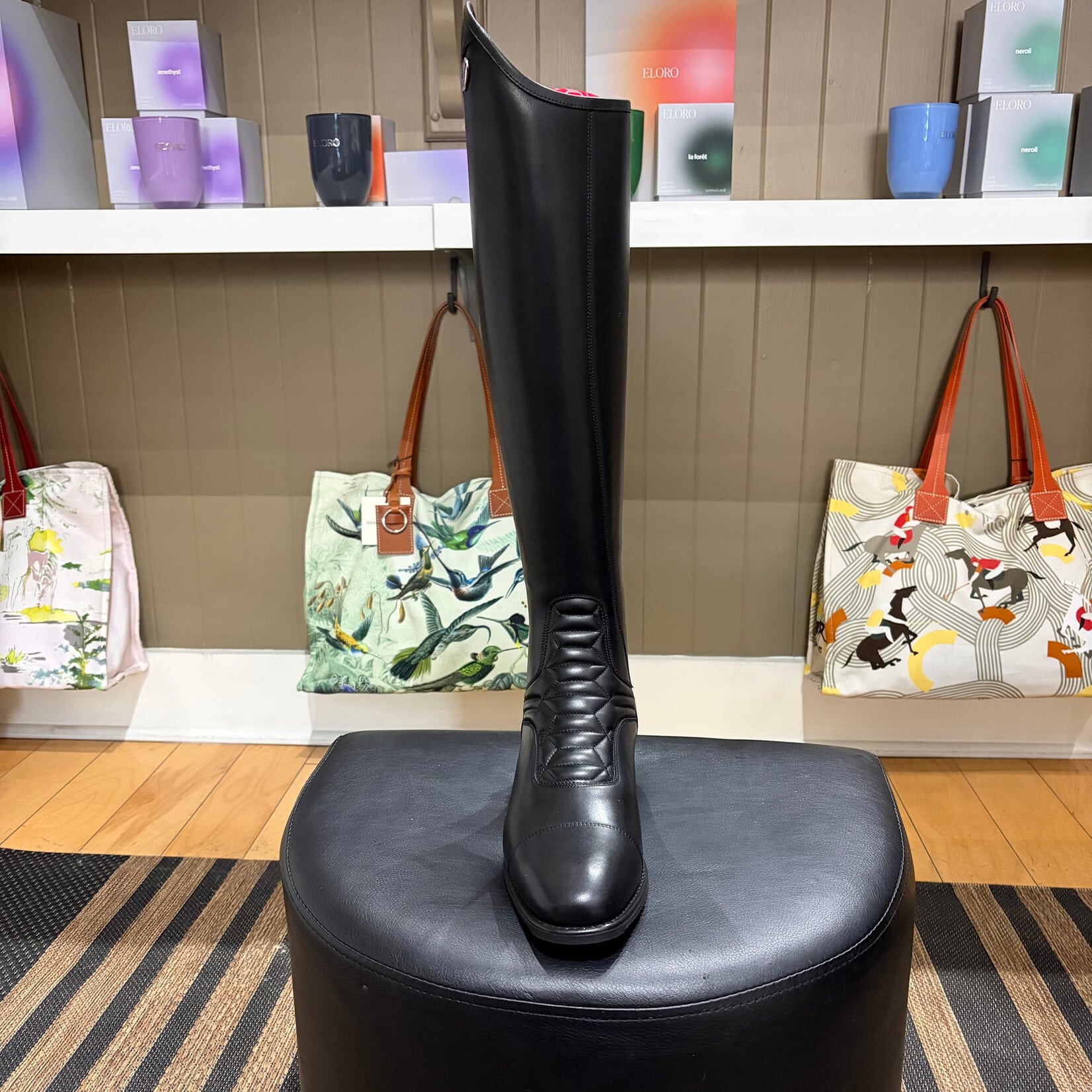 Tucci DeNiro Levante Dress Boot, Levante Top Shape, Rear Zipper w/ Poppers, Inner Patch in Bull Leather, Padded Sock Saver, 3 level Spur studs