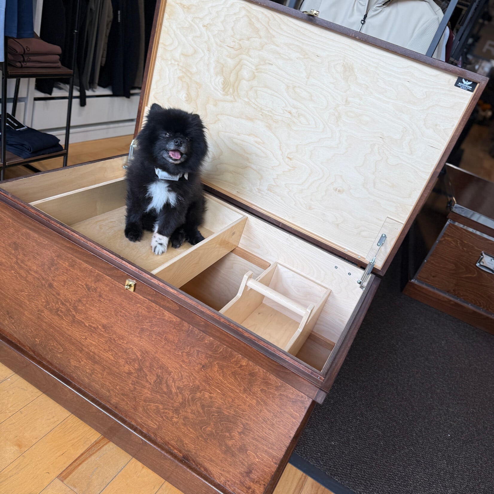 Phoenix West Ready-Made Custom Phoenix West Heritage Tack Trunk w/ Flat Lid & Finished Interior, Includes Flat Lid & Tote