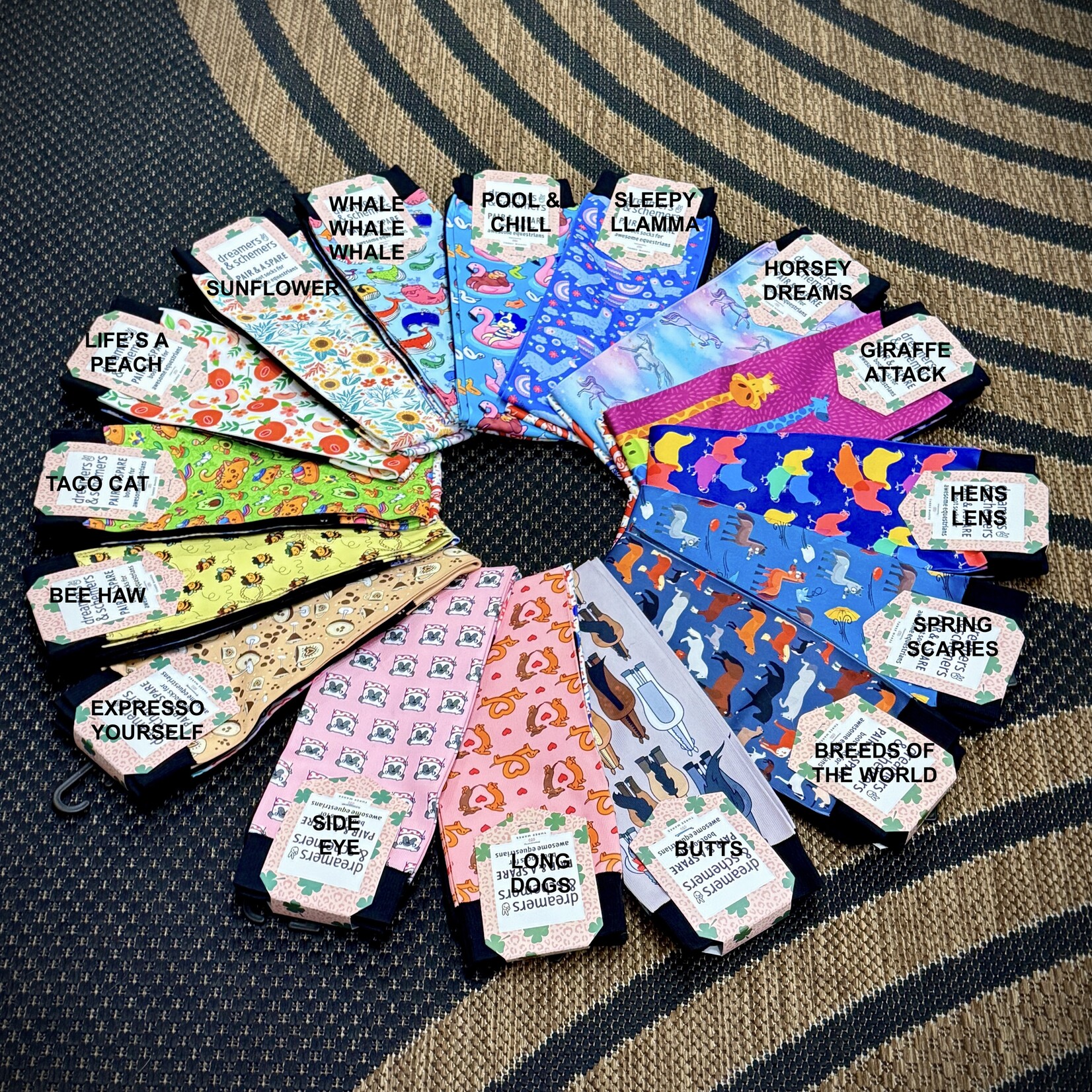Dreamers and Schemers Boot Socks, Pair and a Spare