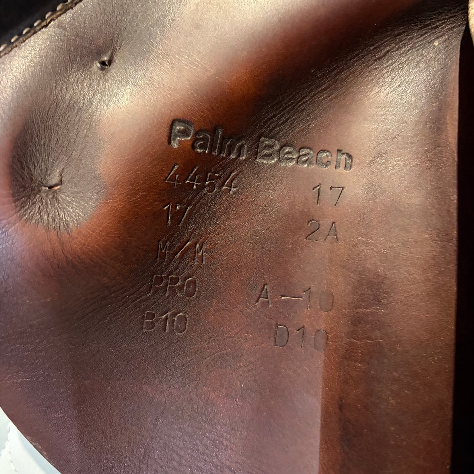 #4454 17 Consigned Voltaire Jumping Palm Beach, 17”, 2A flap, Medium tree, Pro Panel w reinforced bottom flap edge, includes Voltaire cover
