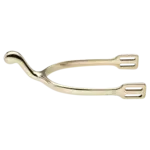 47075 000 40  Herm Sprenger Swan Neck Spurs- German Silver - 40mm (1.5") Rounded Neck End