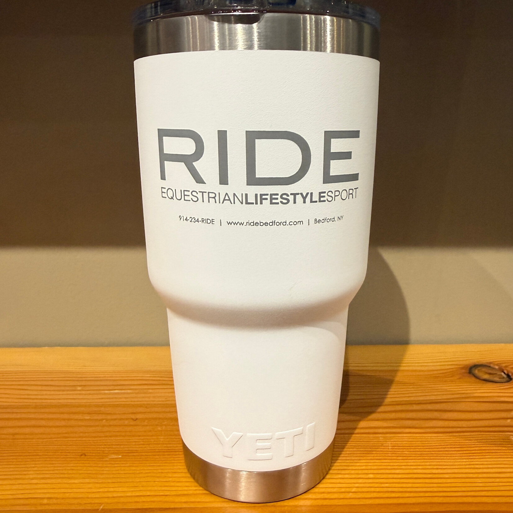 Yeti RIDE branded 30oz. Yeti Rambler