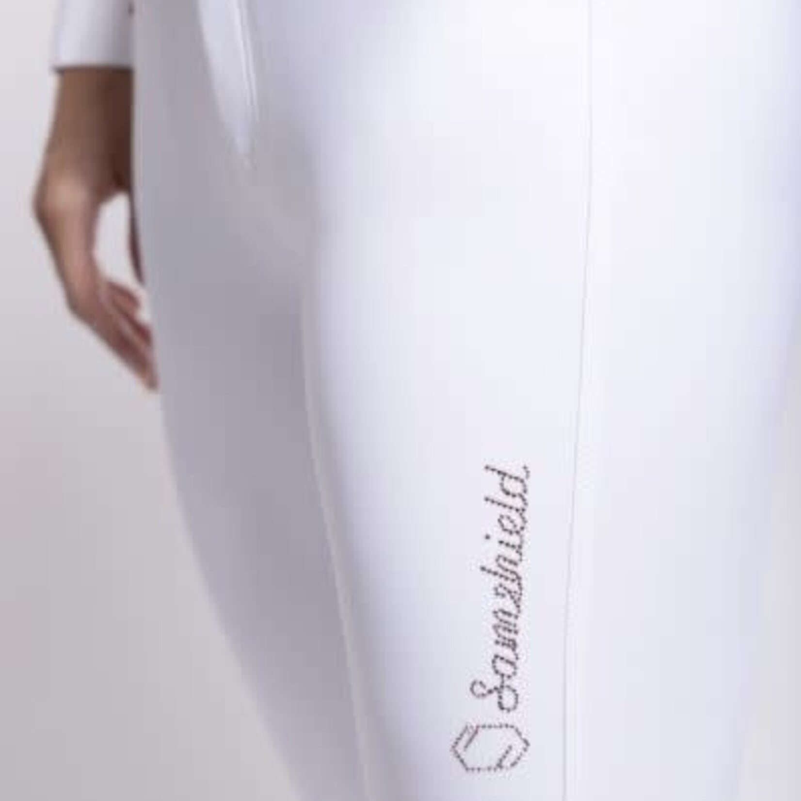 Samshield Samshield Adele Women’s Knee Patch Breech with Pleats and Swarovski Crystal Detail
