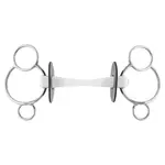 4132 Herm Sprenger -NATHE 3-Ring Bit with Flexible Mullen Mouth