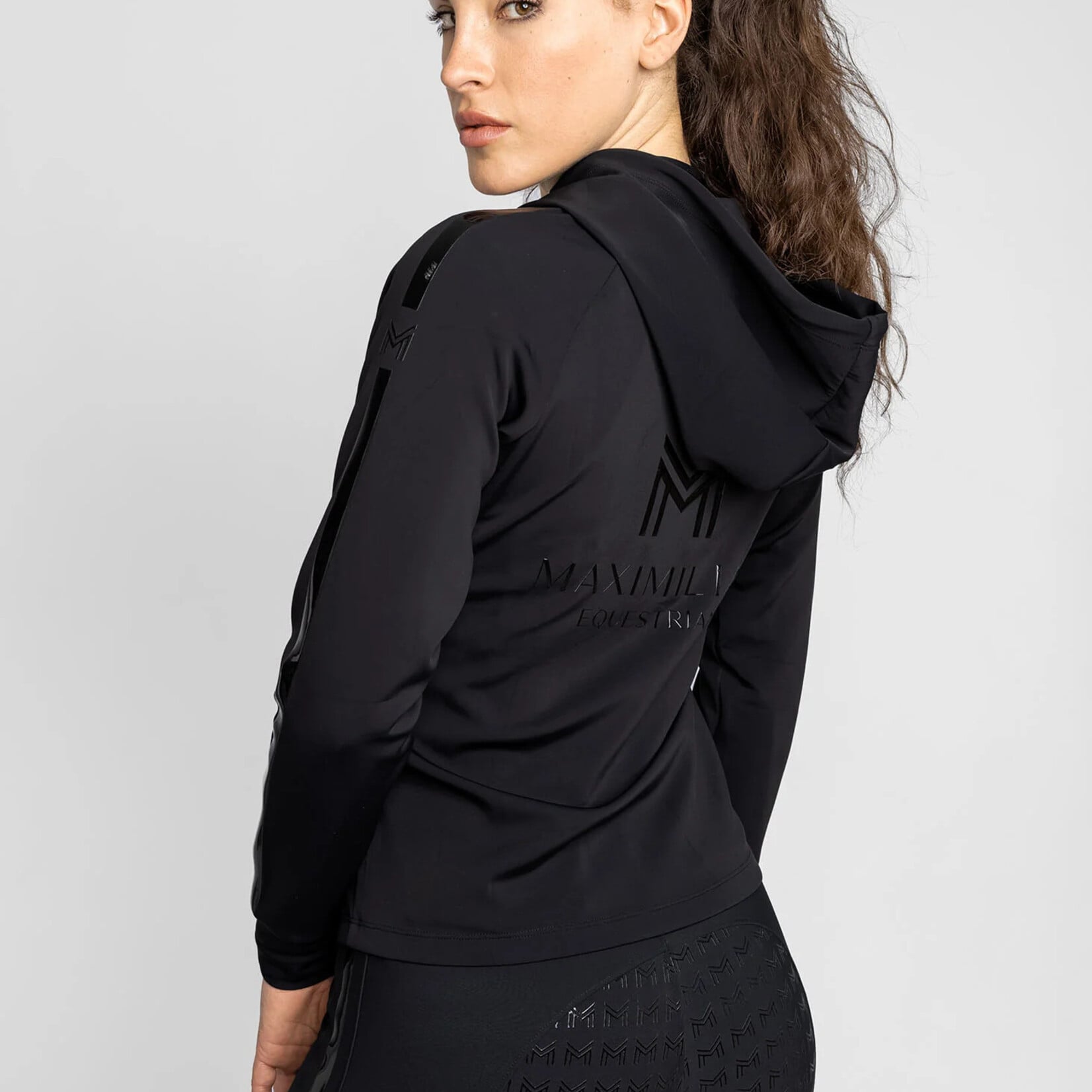Maximilian Maximilian Reflective Zip Hoodie