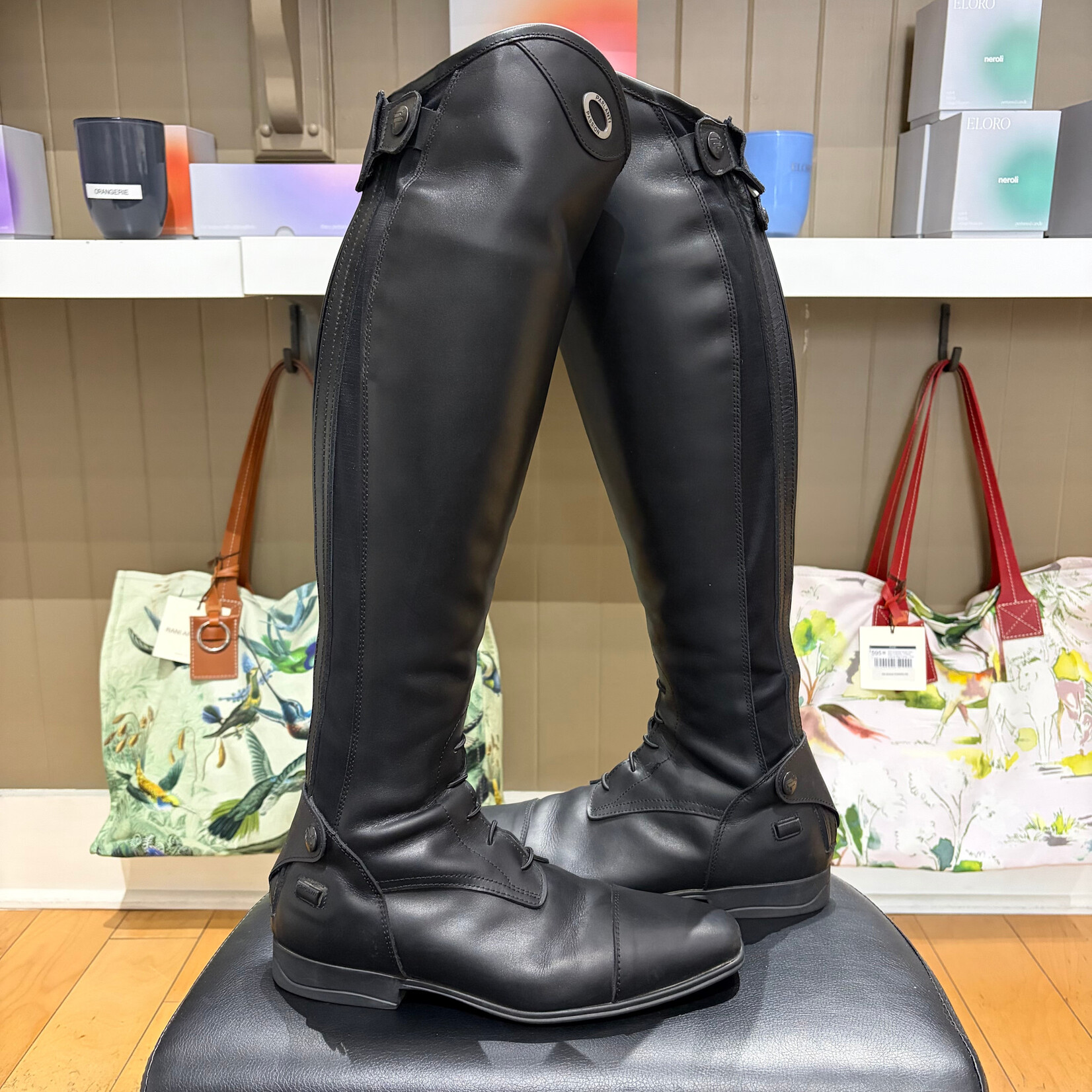 Parlanti CONSIGNED Parlanti Miami PRO Field Tall Boots. Handcrafted from premium italian calfskin leather, with Buffalo Inner Leg for longevity. Pristine condition, only worn a few times. - Black 41 XLH