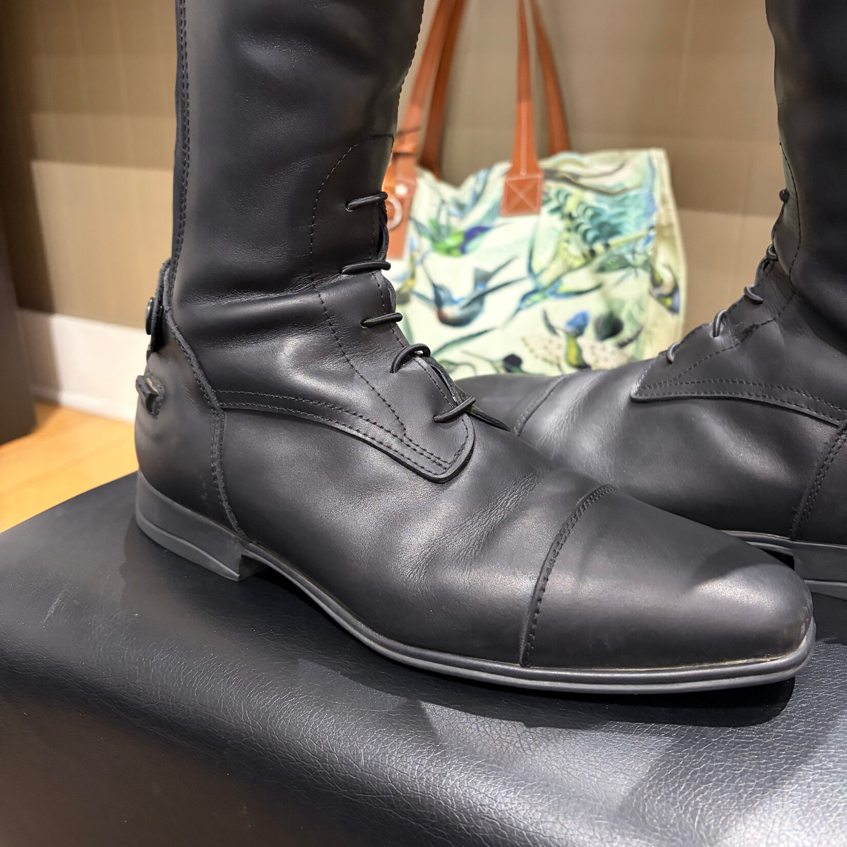 Parlanti CONSIGNED Parlanti Miami PRO Field Tall Boots. Handcrafted from premium italian calfskin leather, with Buffalo Inner Leg for longevity. Pristine condition, only worn a few times. - Black 41 XLH