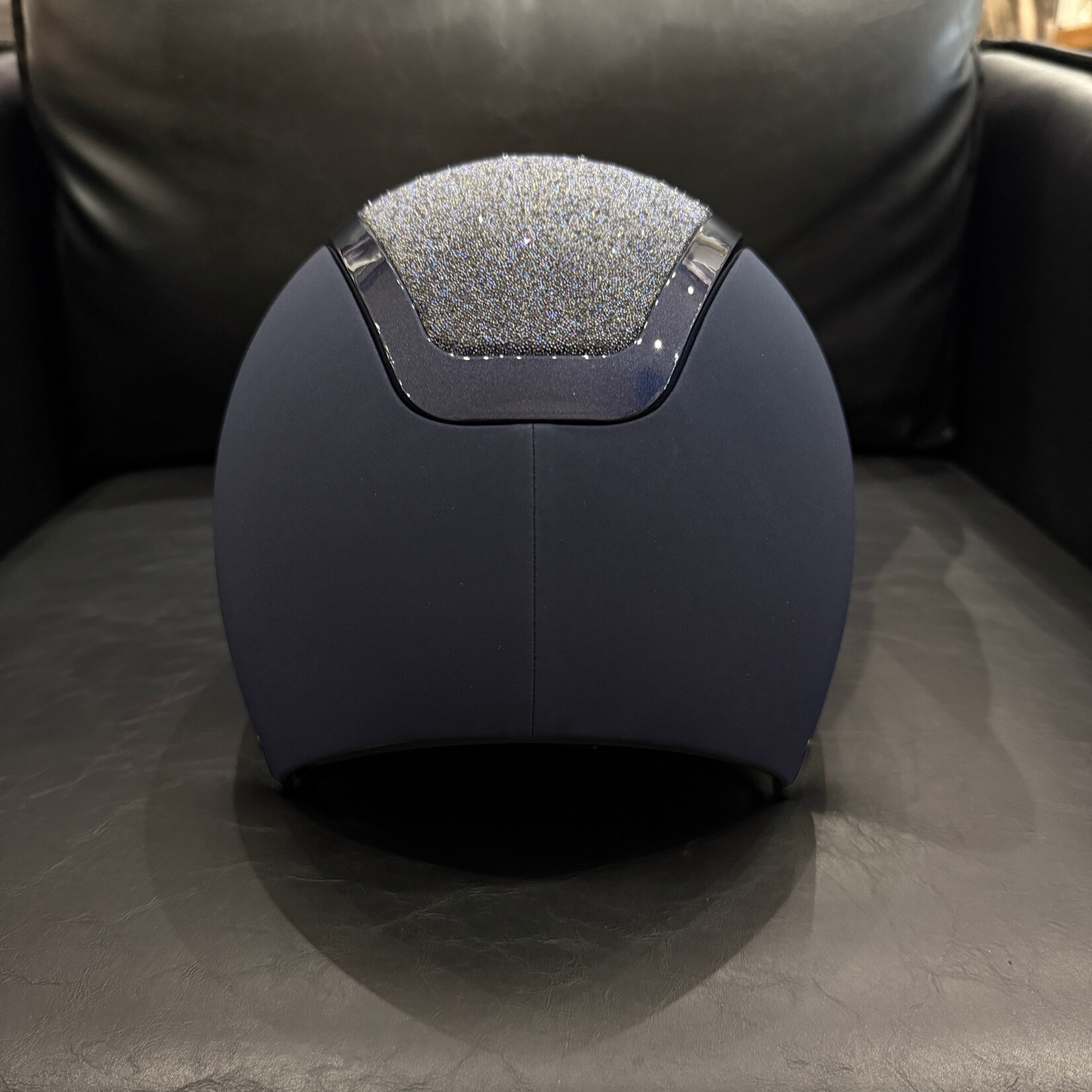 KASK Equestrian CUSTOM Kask WG11 Dogma Chrome Helmet w/ Swarovski Carpet- Sold as a kit with coordinating liner (sold separately)