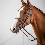 Dy'on Custom USKOAK Dy’on Cavesson Hunter US Bridle Brown - Full Size w/ Cob Noseband (Great for horses with refined noses)