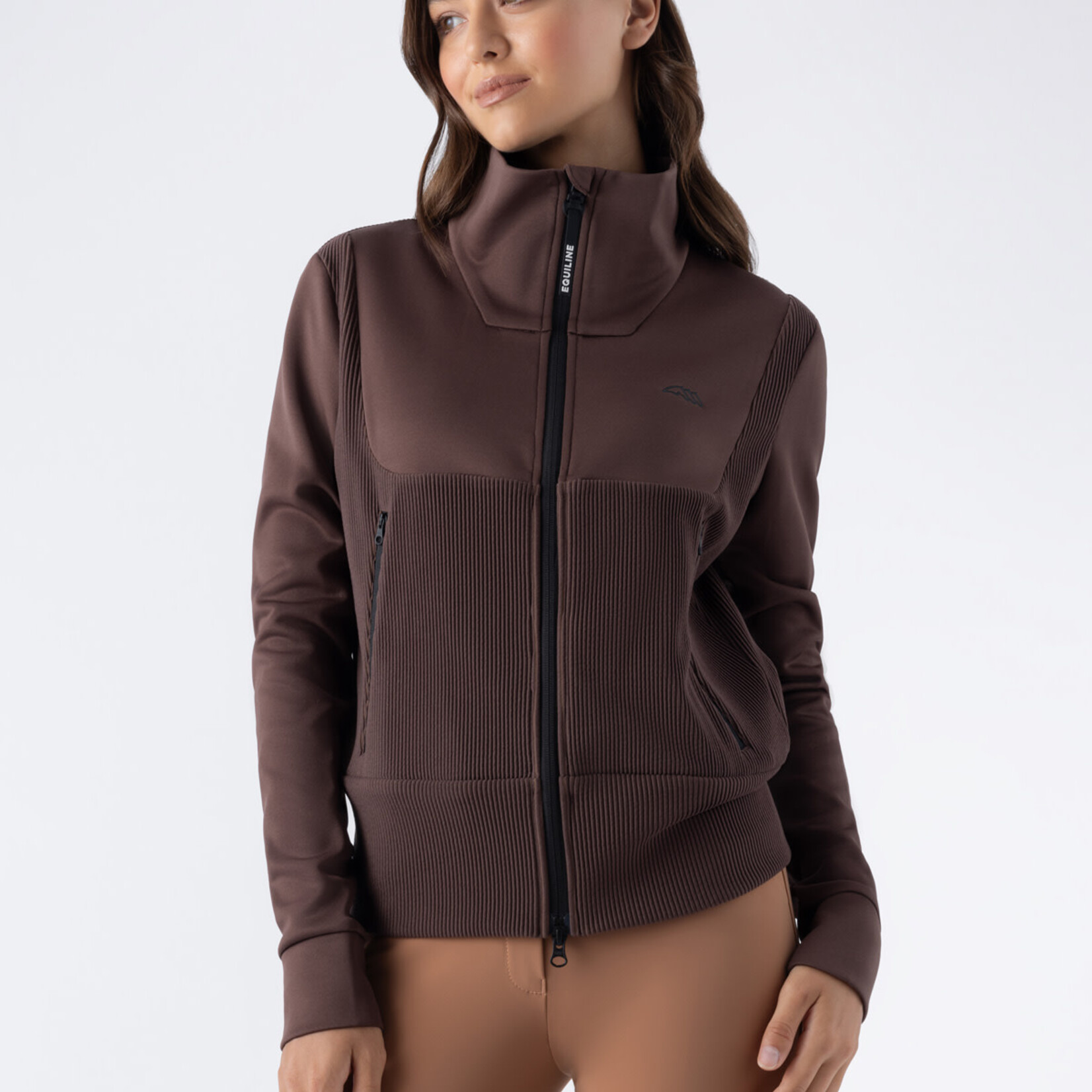 Equiline R09891 Equiline Eqembres Women's Full-Zip Tech Sweatshirt