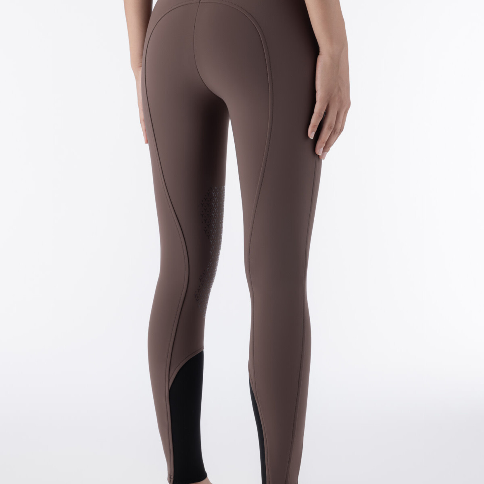 Equiline N08606 Equiline Crystalek High Waist Knee Grip Breech with Crystal Inserts in BX-Tech