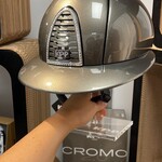 KEP KEP Custom Cromo 2.0 Metal 2 Green Olive w/ Custom Frame Crystal Mirror Chromo, White Crystals, Subgrid Mirror Silver, KEP Logo Crystal w White Crystals on Suede Black Leather - Sold as a kit with coordinating liner (sold separately)