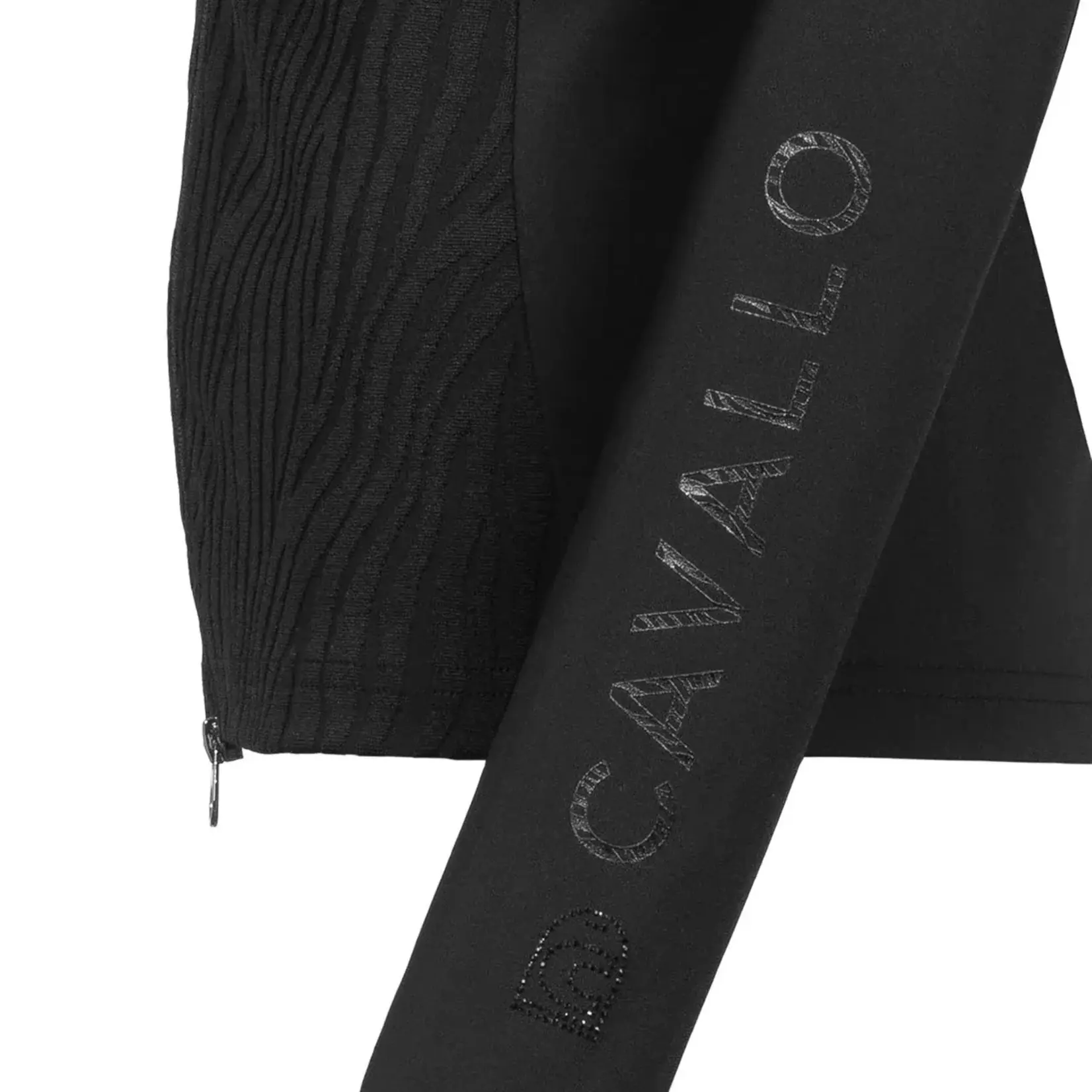 Cavallo Cavallo Cavaldiona Zebra Pattern Contrast Jacket