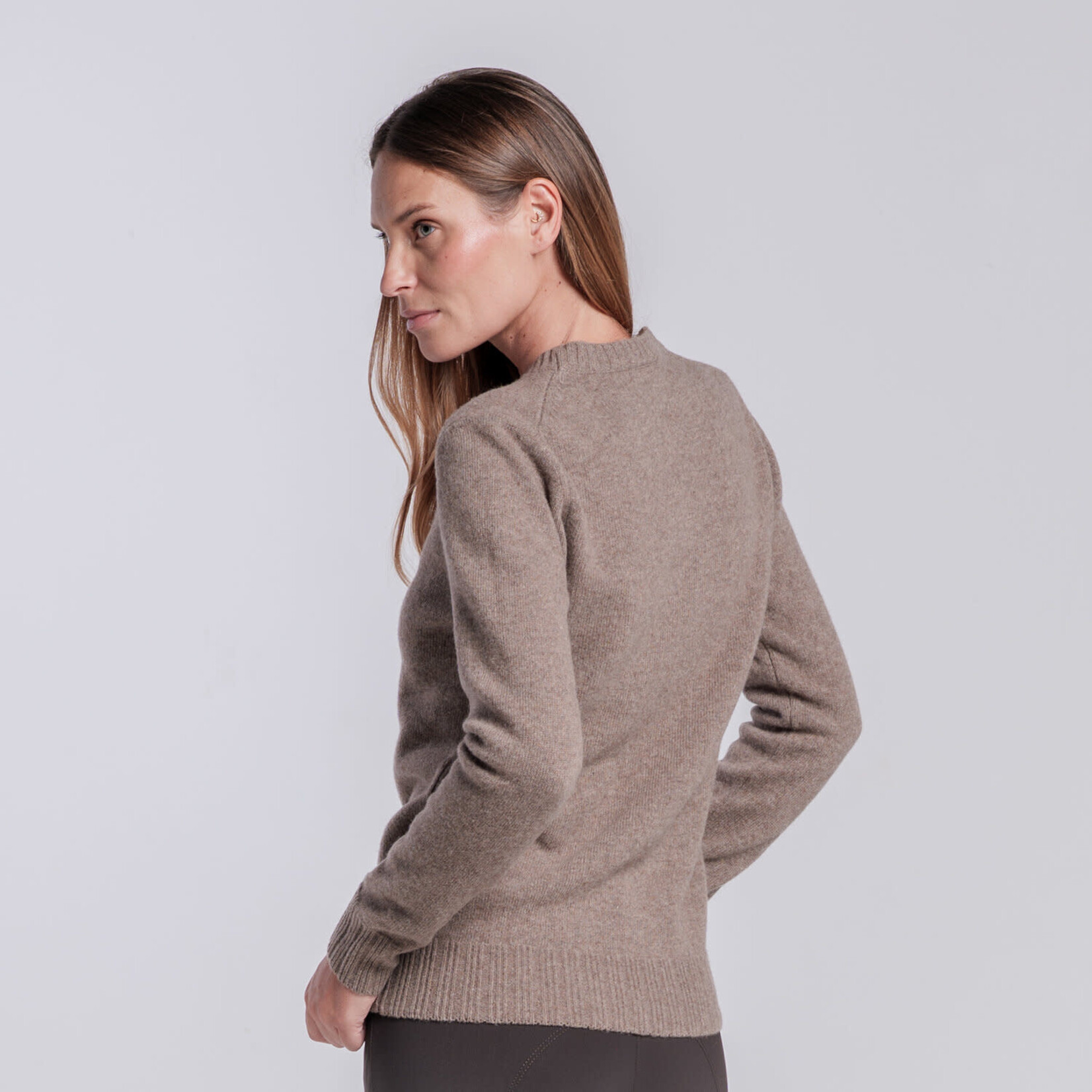 Cavalleria Toscana MAD165 Cavalleria Toscana Pure Merino Wool Crew Neck Sweater