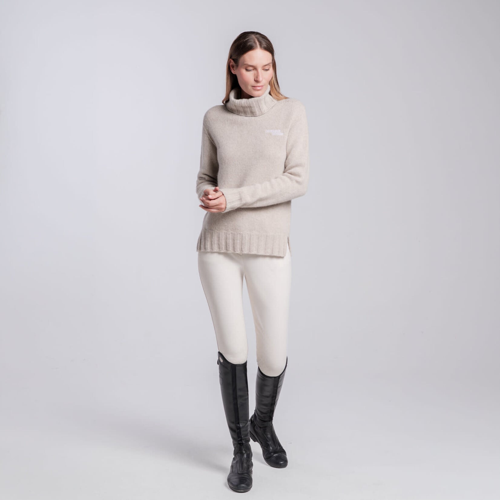 Cavalleria Toscana MAD164 Cavalleria Toscana Pure Merino Wool Turtleneck Sweater
