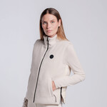 Cavalleria Toscana GLD321 Cavalleria Toscana Womens Fleece & Nylon Zip Up Vest
