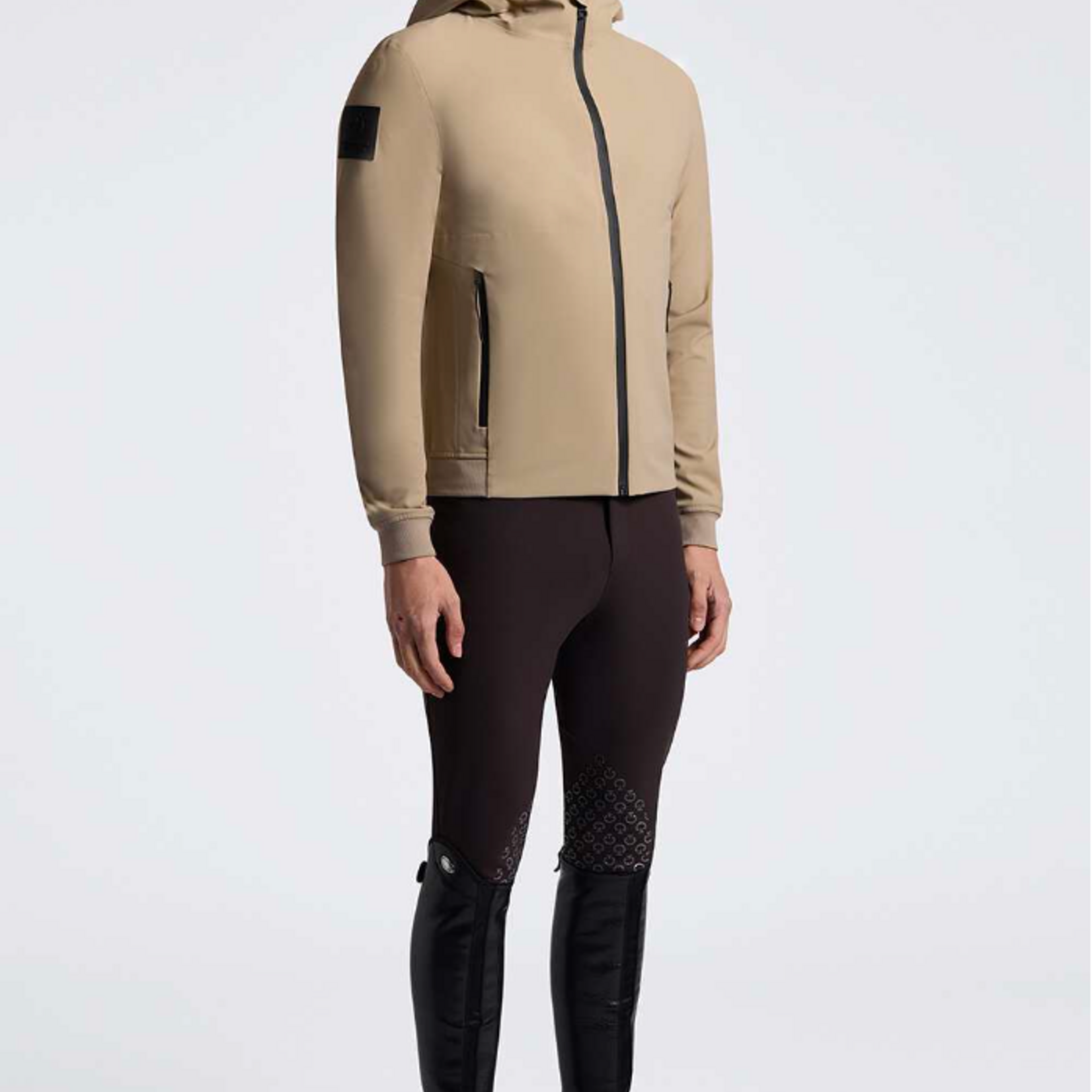 Cavalleria Toscana GIU328 Cavalleria Toscana Men’s Thermal Hooded Performance Softshell Jacket