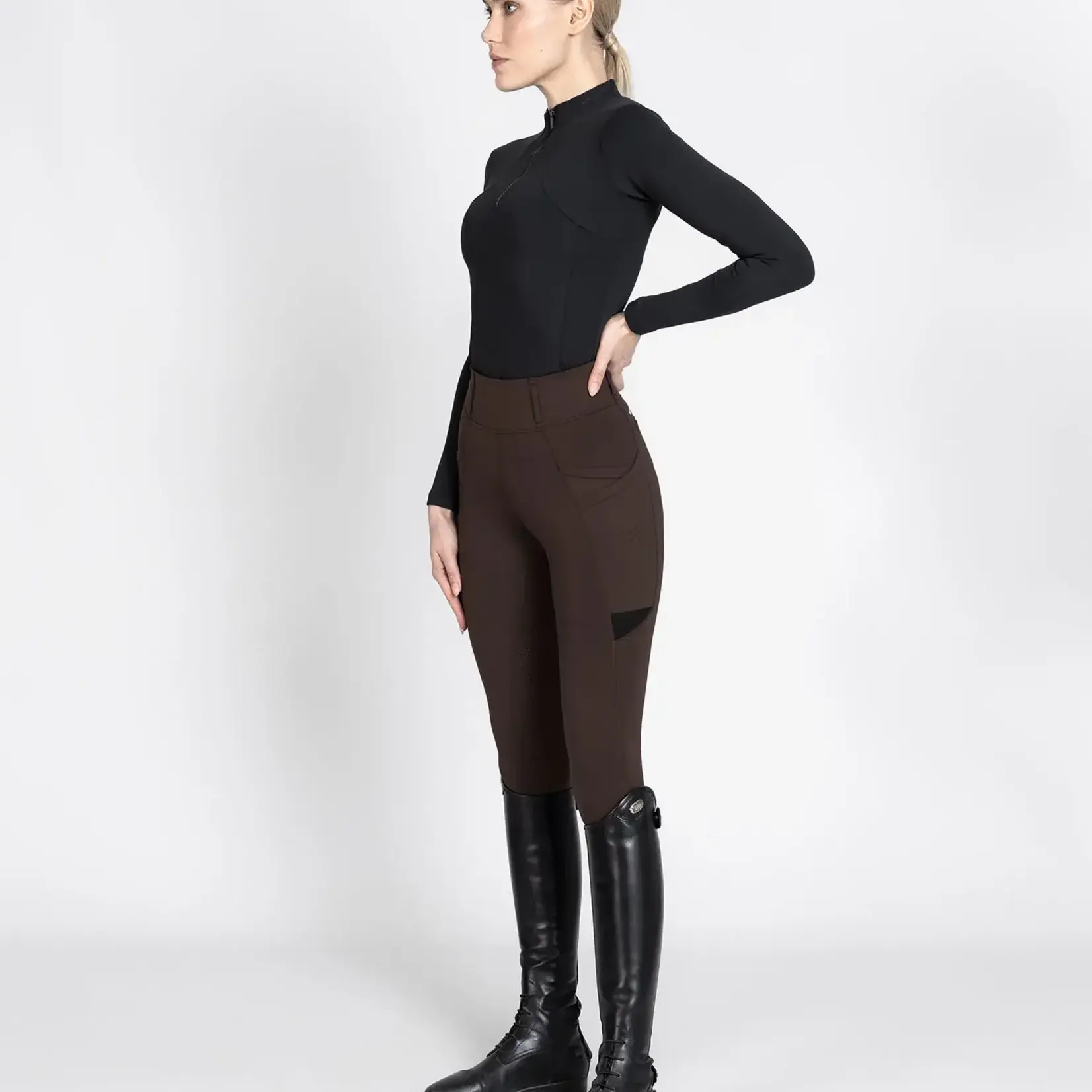 Maximilian Maximilian Womens Tech Full Grip Riding Leggings