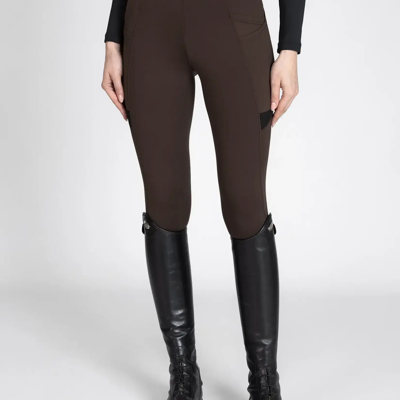 Maximilian Maximilian Womens Tech Full Grip Riding Leggings
