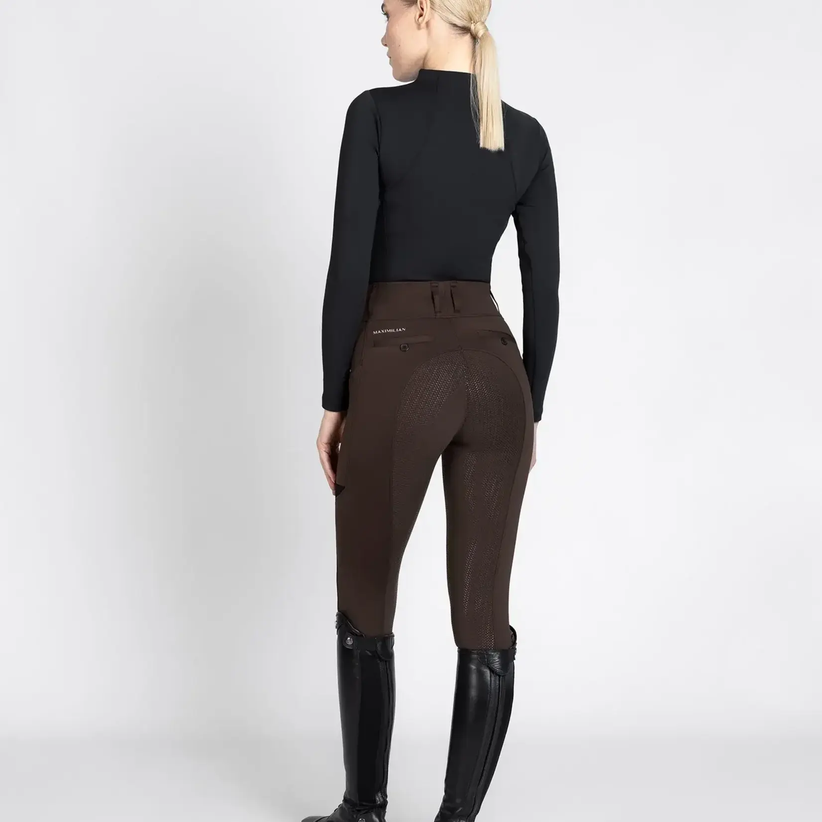 Maximilian Maximilian Womens Tech Full Grip Riding Leggings