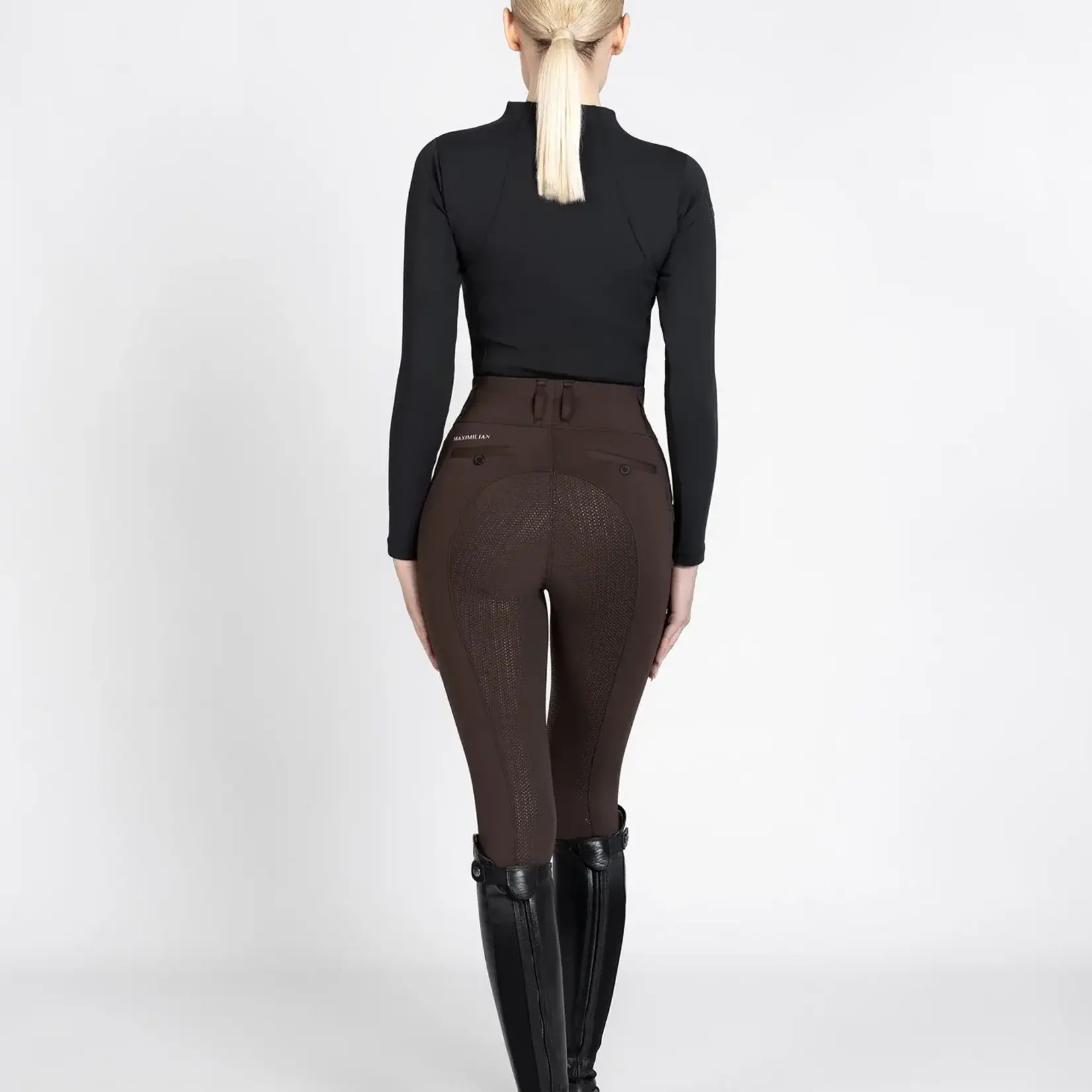Maximilian Maximilian Womens Tech Full Grip Riding Leggings