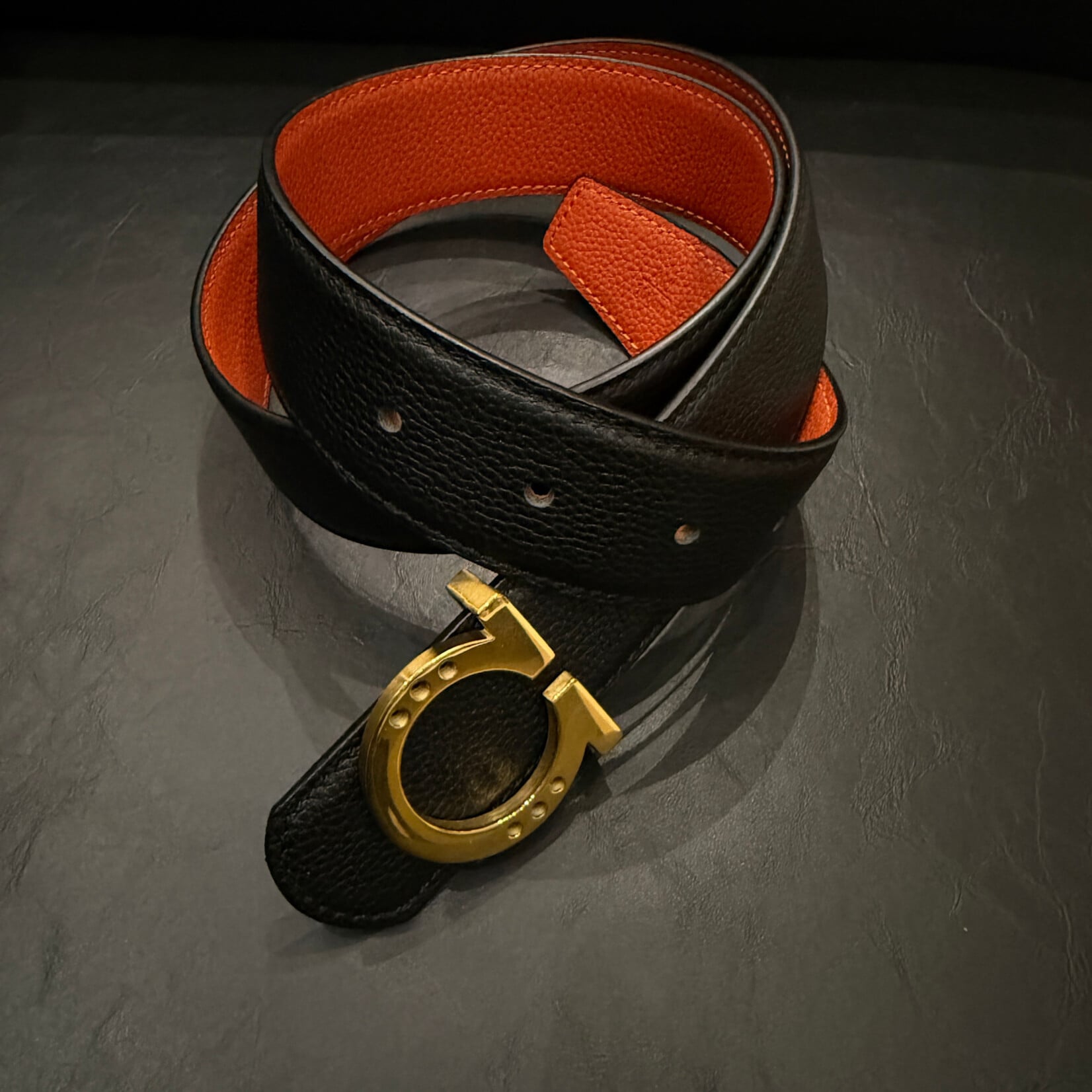Equivida EquiVida Reversible Belt with signature Horse Shoe Logo