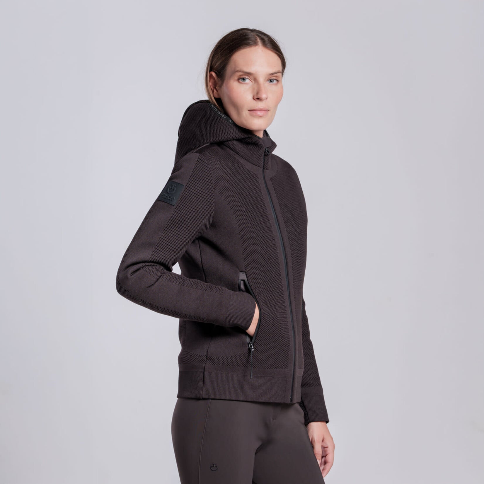 Cavalleria Toscana GID327 Cavalleria Toscana R-EVO Tech Knit Down Jacket