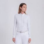 Cavalleria Toscana CAD307 Cavalleria Toscana Women's L/S with Striped Insert Competition Shirt