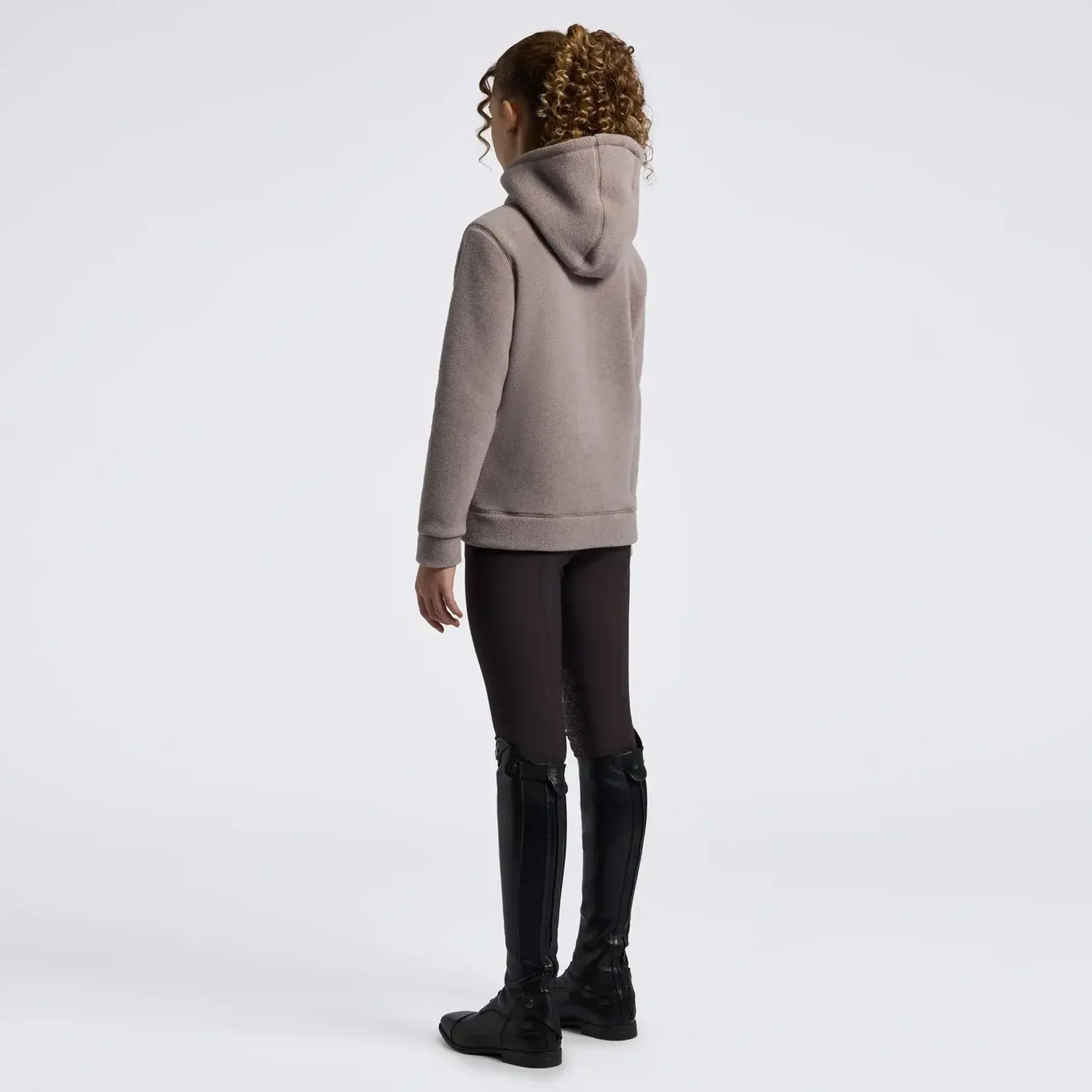 Cavalleria Toscana FEK022 Cavalleria Toscana Junior Fleece w/ Embroidery Logo Zip Hoodie