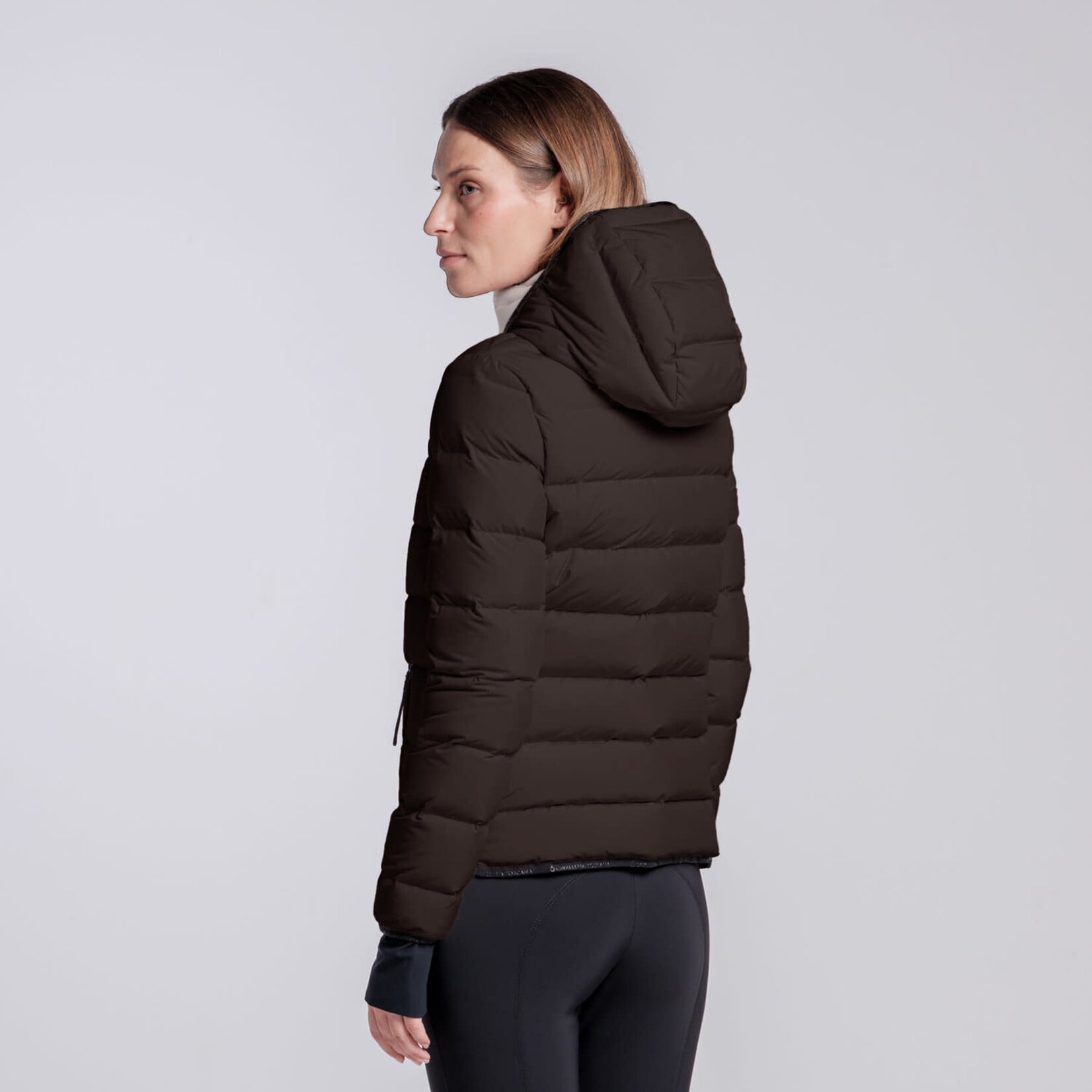 Cavalleria Toscana GID329 Cavalleria Toscana Hooded Down Jacket